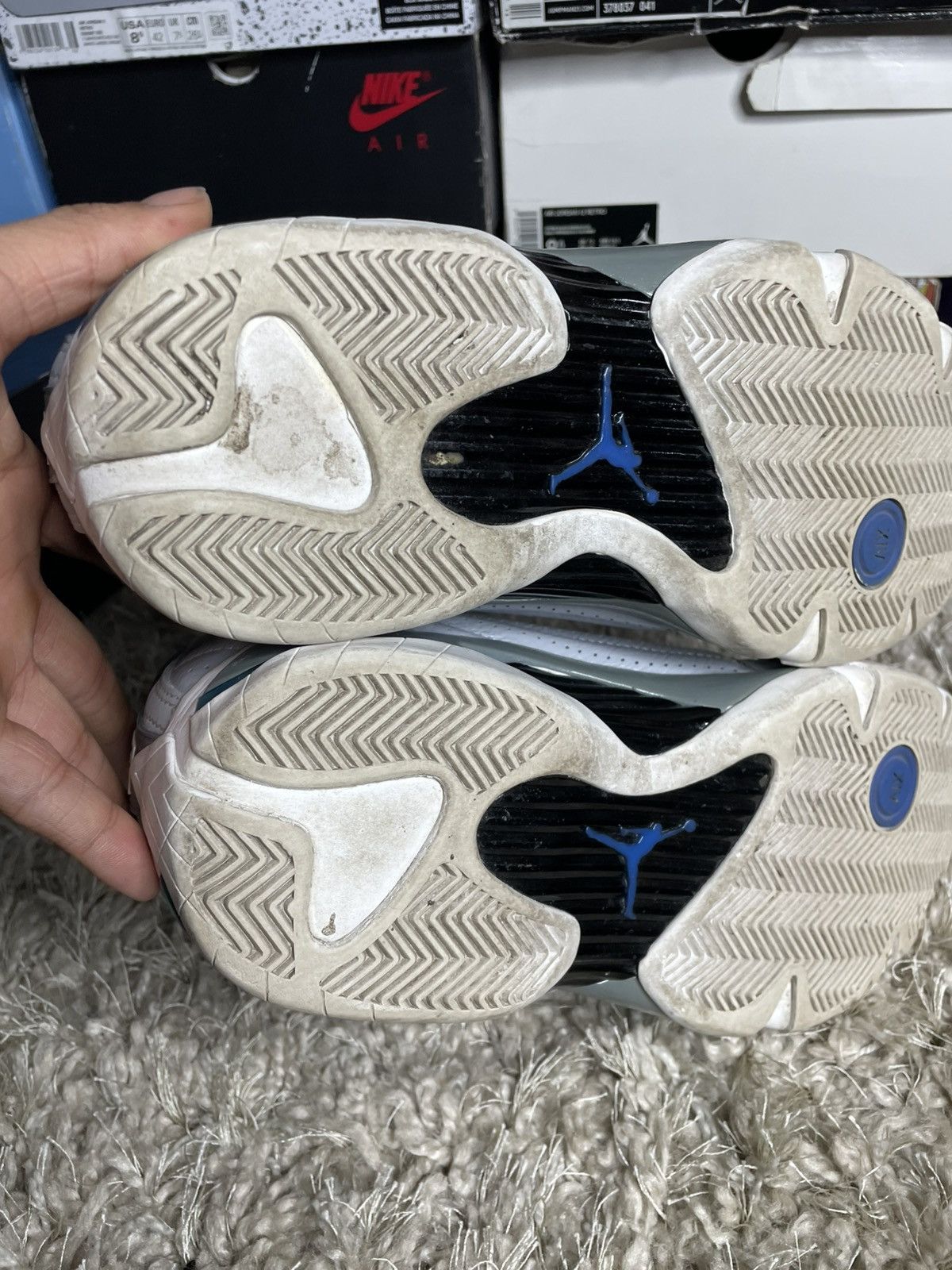 Jordan Brand Jordan 14 Wolf Grey Size US 9.5 / EU 42-43 - 9 Thumbnail