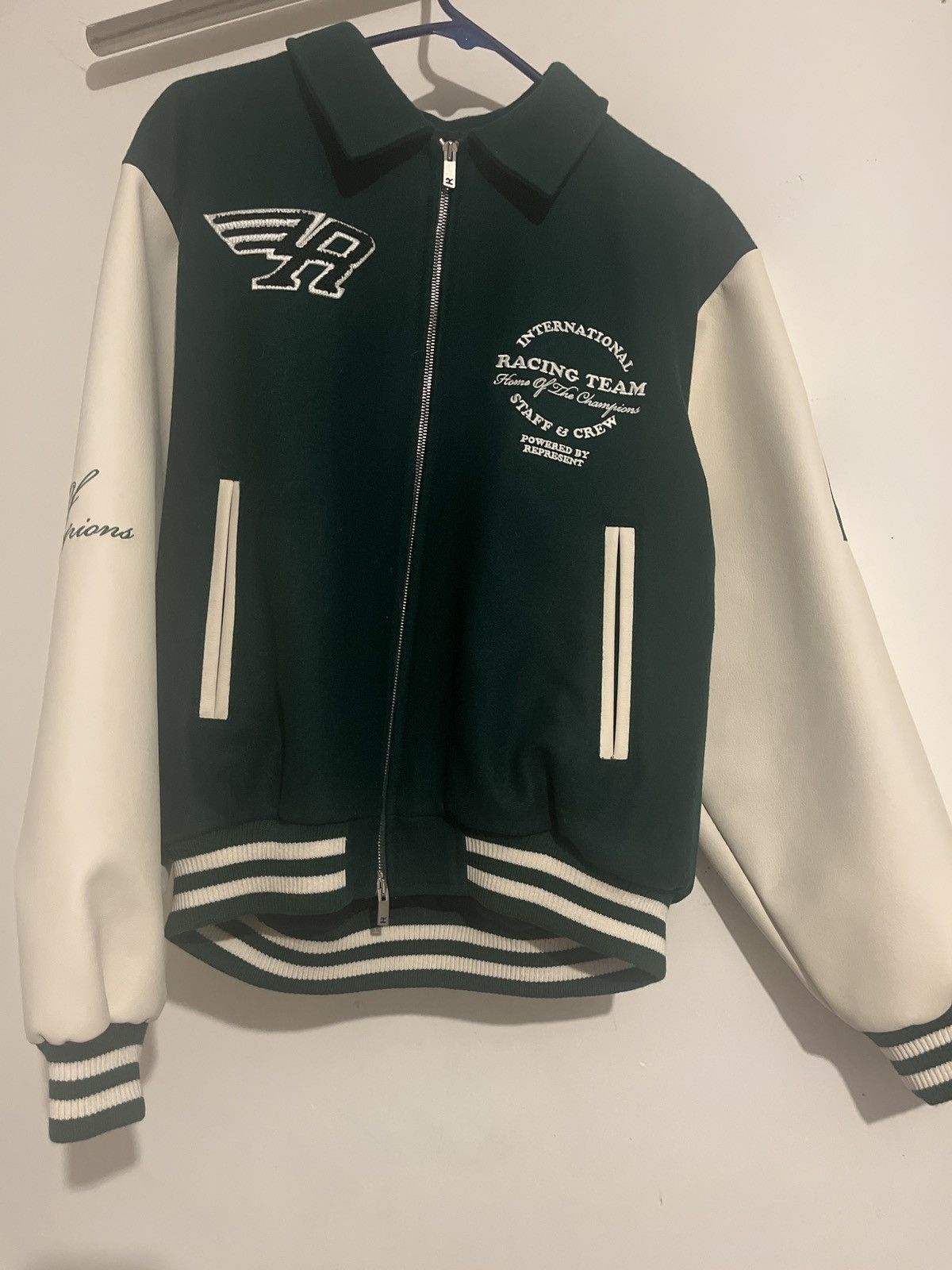 Represent Clo. Represent Motor co England Varsity Jacket Size US L / EU 52-54 / 3 - 2 Thumbnail