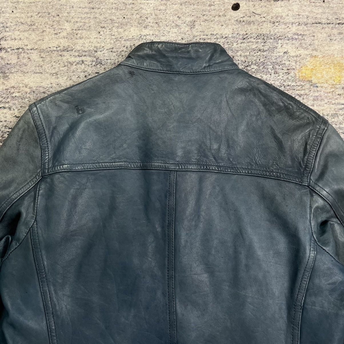 Isamu Katayama Backlash American rag cie riders leather jacket double zipper Size US S / EU 44-46 / 1 - 8 Thumbnail