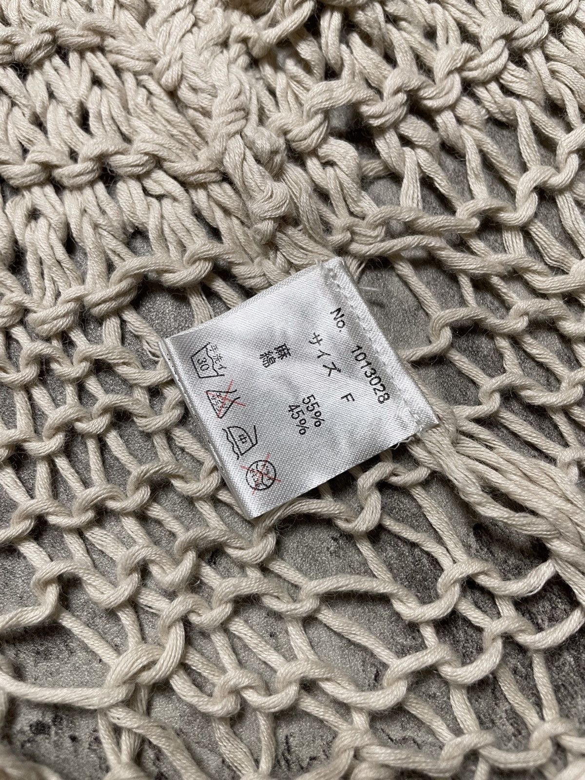 If Six Was Nine × KMRii × Le Grande Bleu (L.G.B.) 00s GOA Fish Net Knit Vest ifsixwasnine lgb kmrii style Size US S / EU 44-46 / 1 - 9 Thumbnail