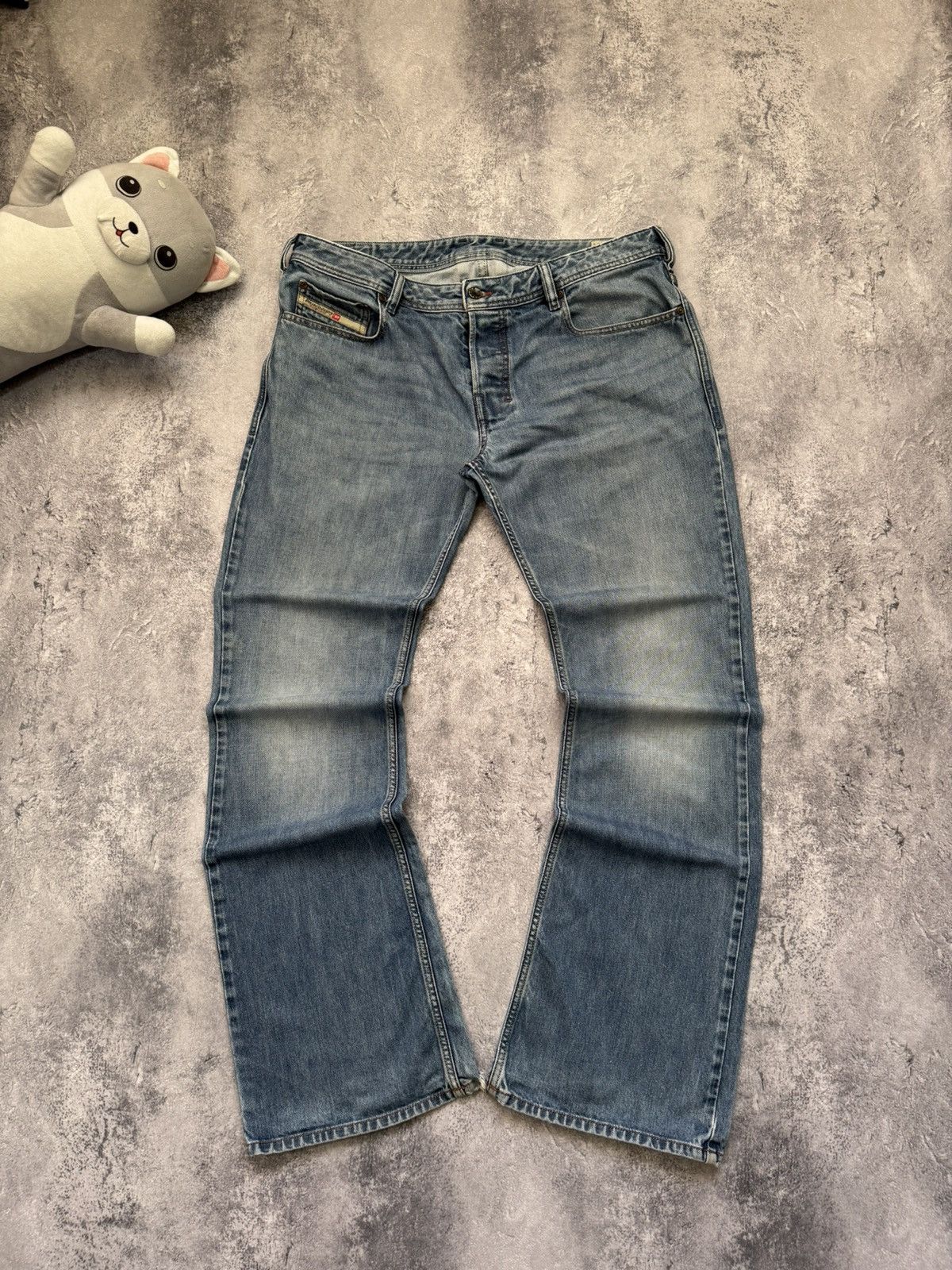 Diesel Vintage Diesel Jeans Baggy Distressed Flared Size US 36 / EU 52 - 6 Thumbnail