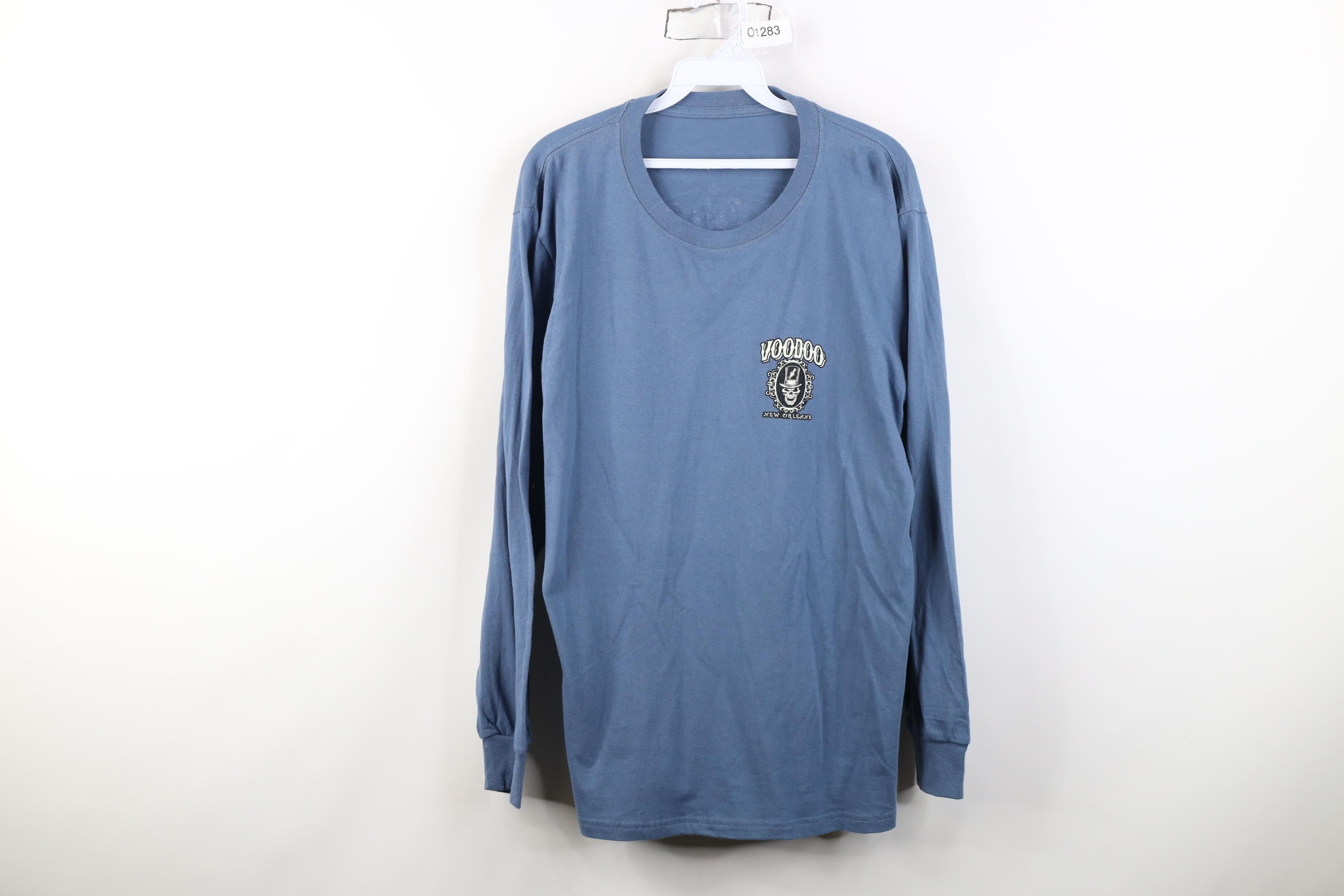 Vintage Vintage Y2K Streetwear Voodoo Bourbon Long Sleeve T-Shirt Size US M / EU 48-50 / 2 - 1 Thumbnail