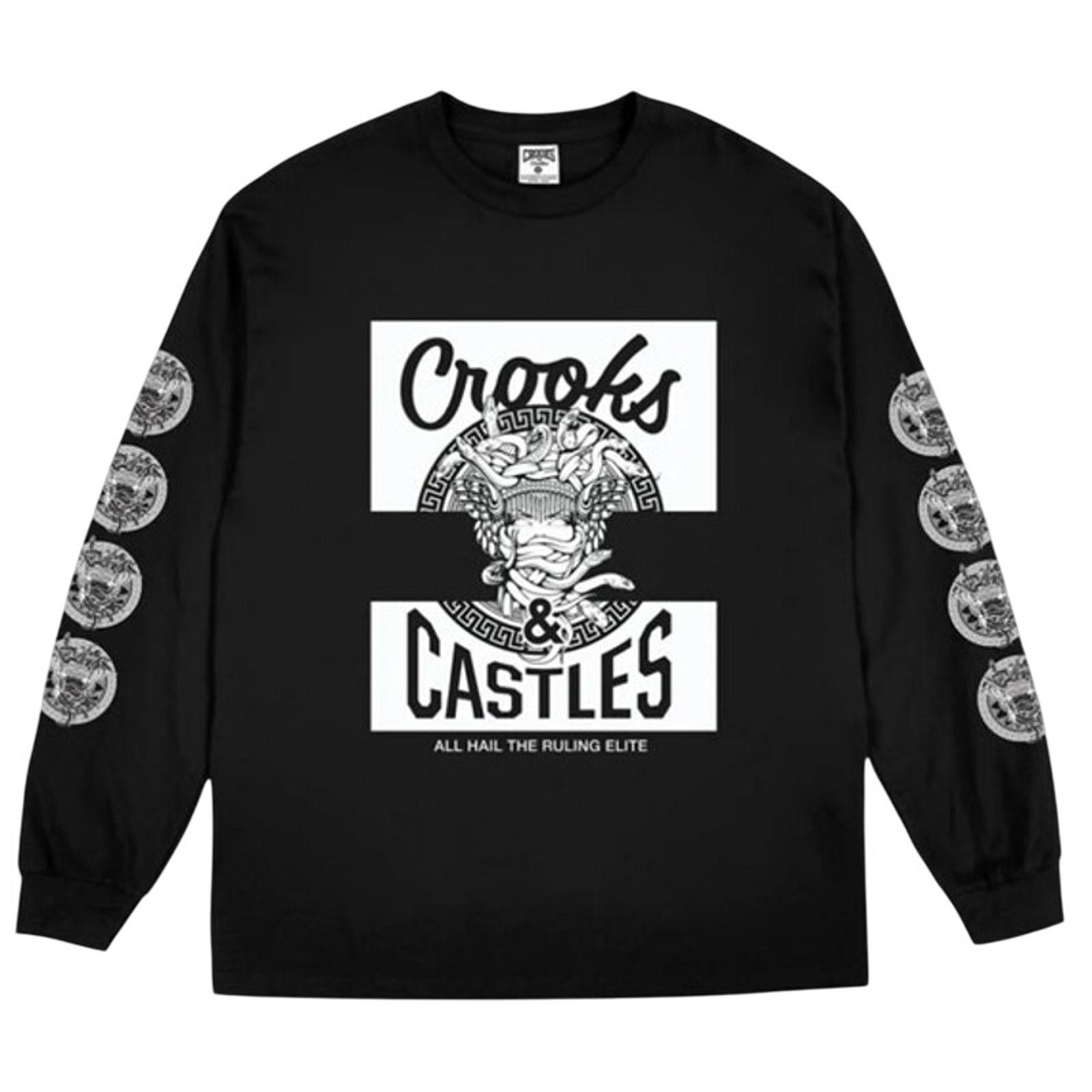 Crooks & Castles CROOKS AND CASTLES Klepto Medusa Long Sleeve Tee Size S New Size US S / EU 44-46 / 1 - 1 Thumbnail