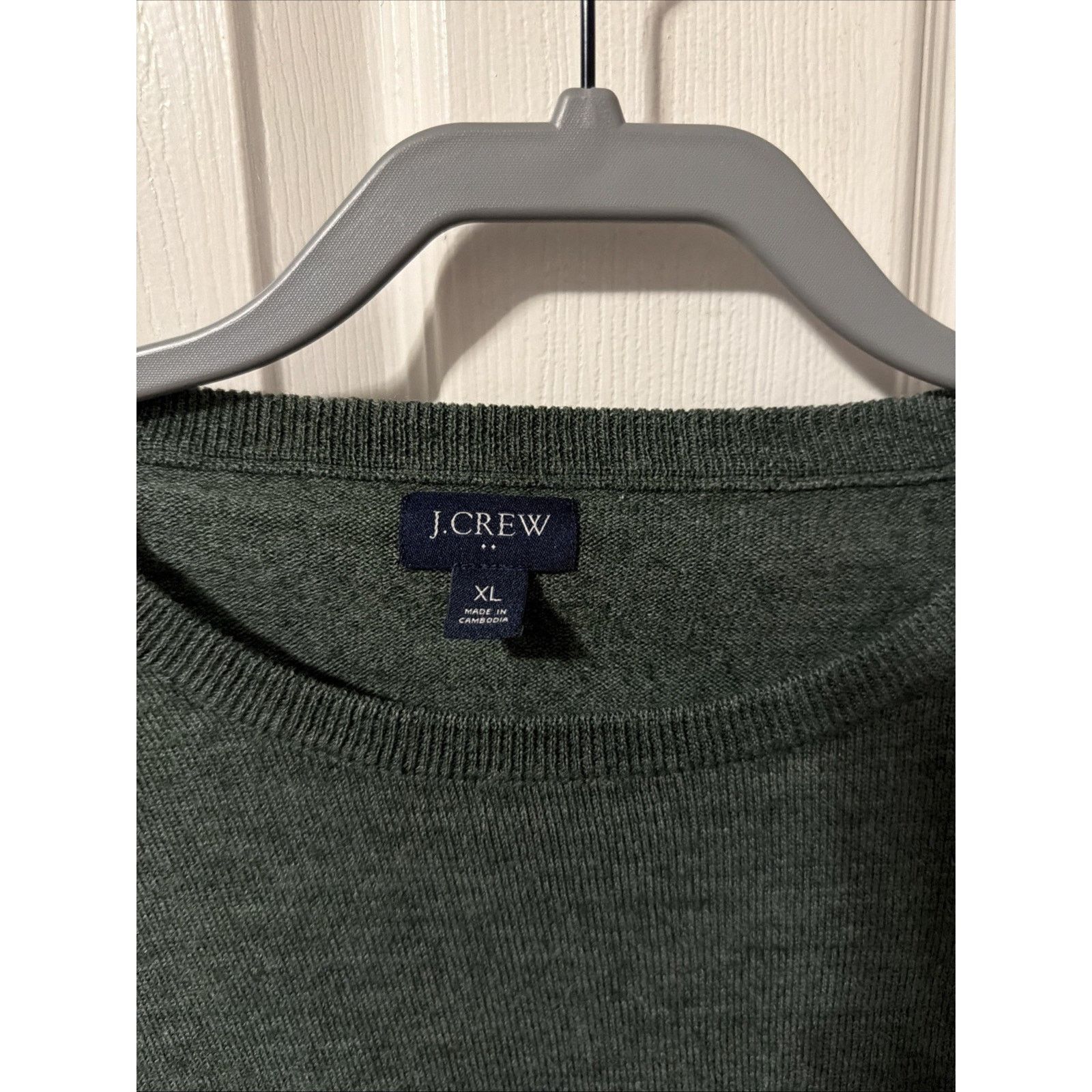 J.Crew J.Crew Men's Emerald Green Knit Pullover Sweater XL Size US XL / EU 56 / 4 - 3 Thumbnail