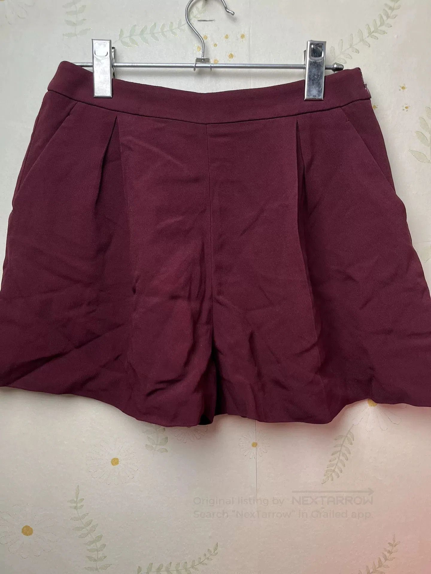 Miu Miu MIU MIU Maroon Women's Shorts. Size 39" - 1 Thumbnail