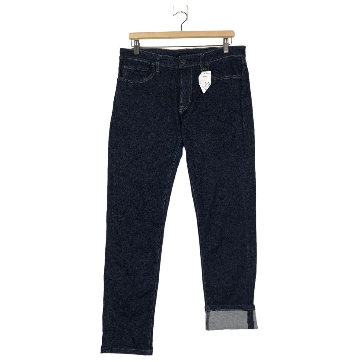 Japanese Brand 🔥VINTAGE DENIM JEANS UNIQLO ISSEY MIYAKE SELVEDGES Size 34" / US 12 / IT 48 - 11 Thumbnail