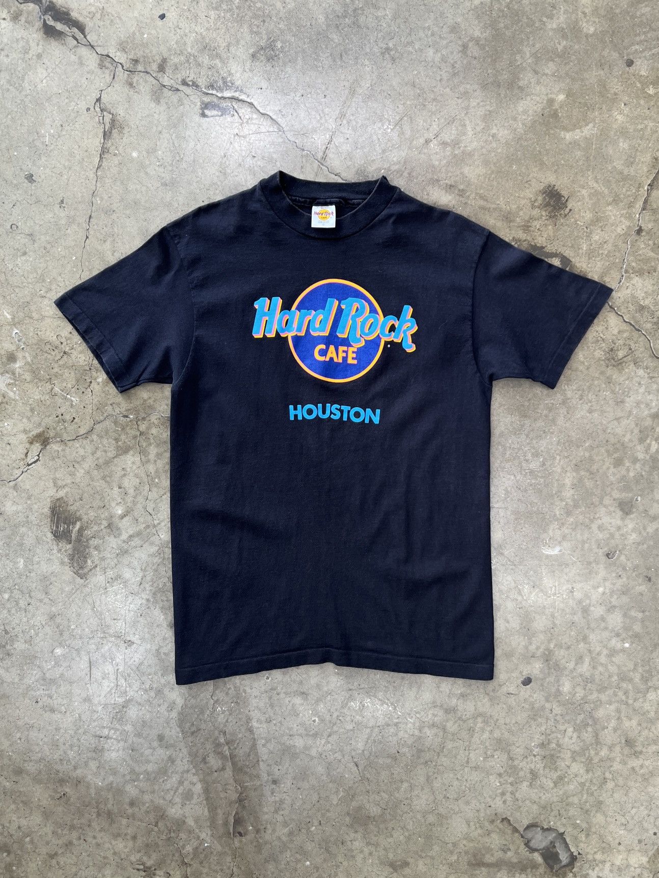 Vintage Vintage Hard Rock Houston Texas Single Stitch Neon Tee Large Size US L / EU 52-54 / 3 - 2 Thumbnail