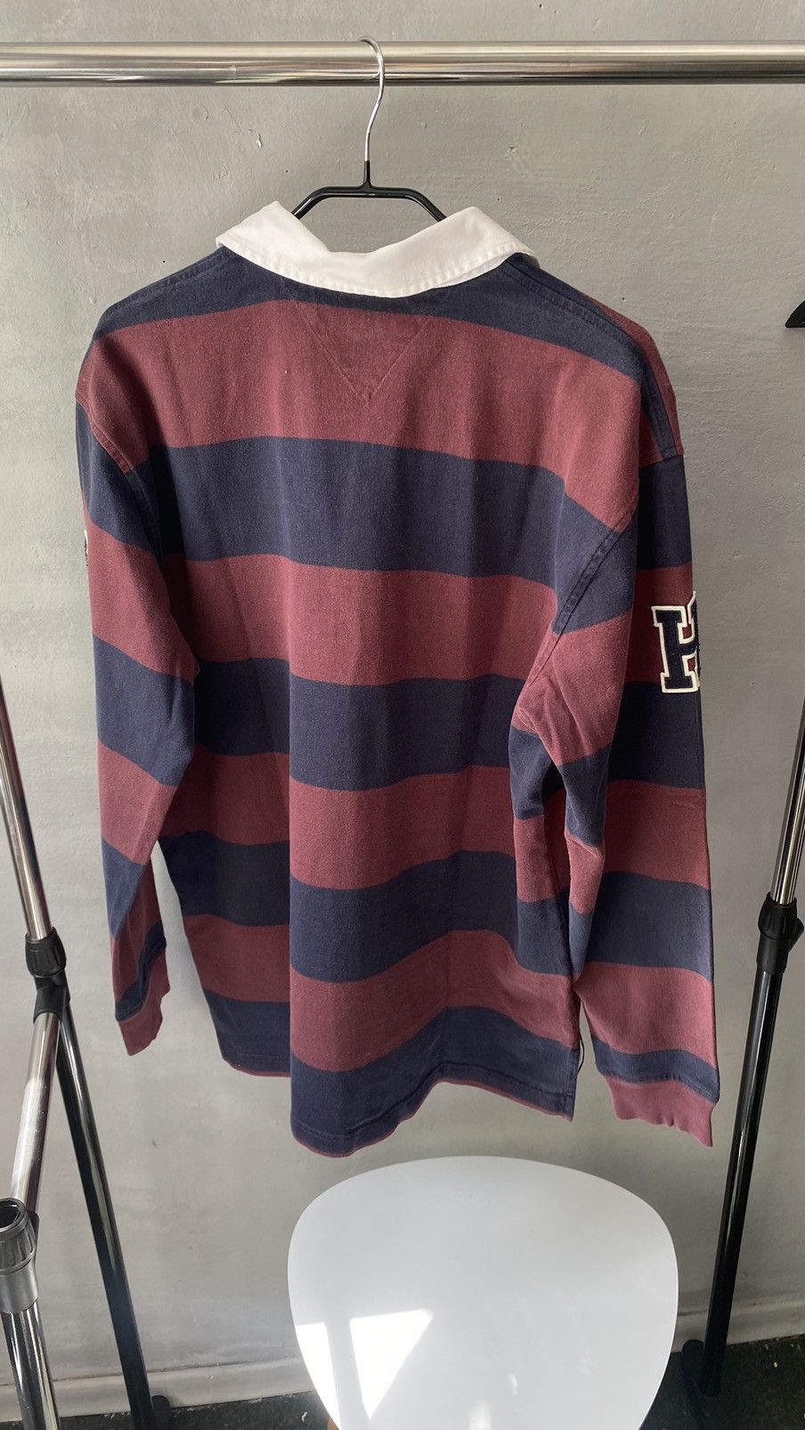 Tommy Hilfiger Vintage Tommy Hilfiger striped rygby shirt size L Size US L / EU 52-54 / 3 - 7 Thumbnail