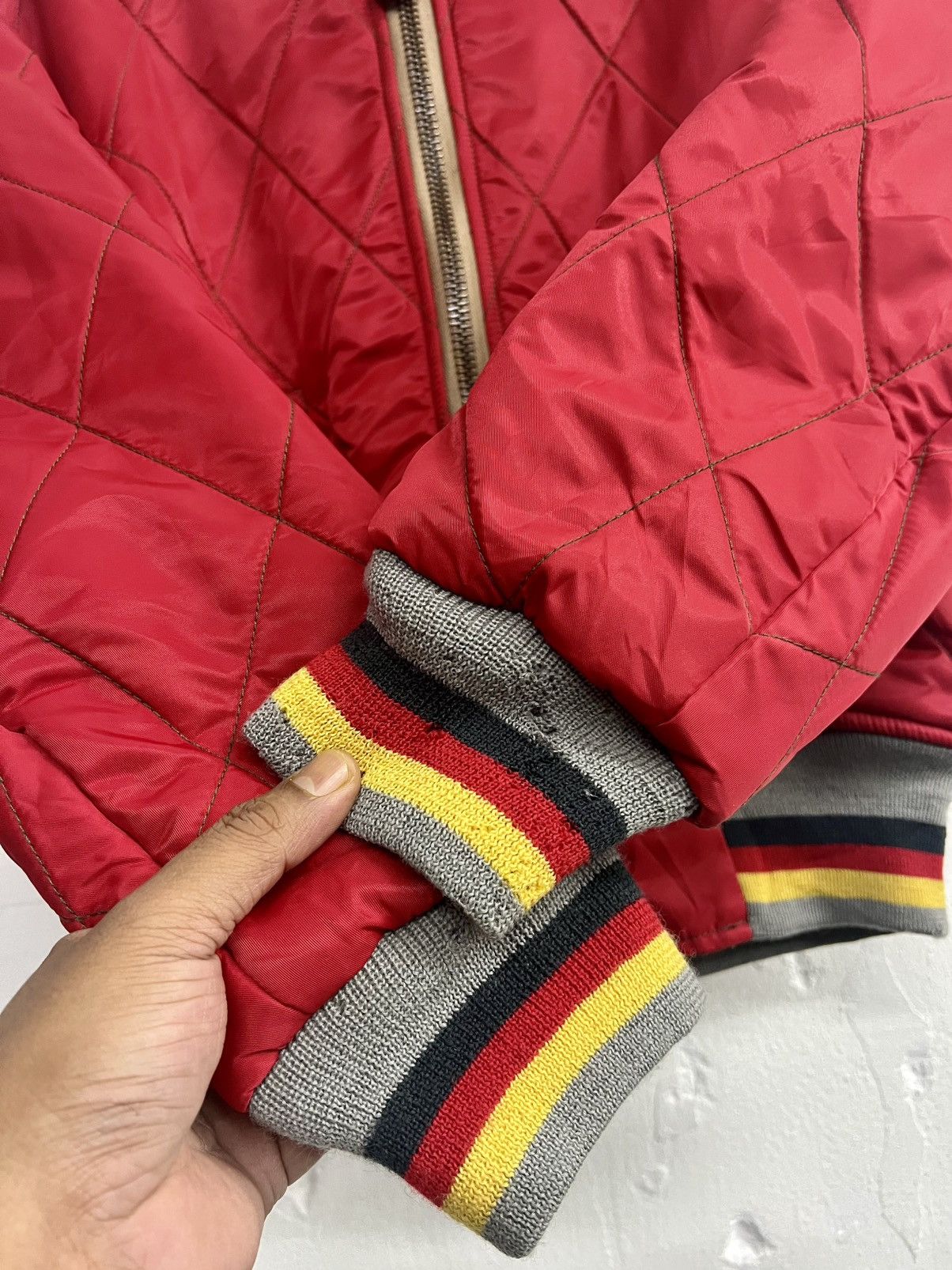 Evisu VINTAGE RARE EVISU REVERSIBLE BOMBER VARSITY JACKET Size US M / EU 48-50 / 2 - 21 Thumbnail