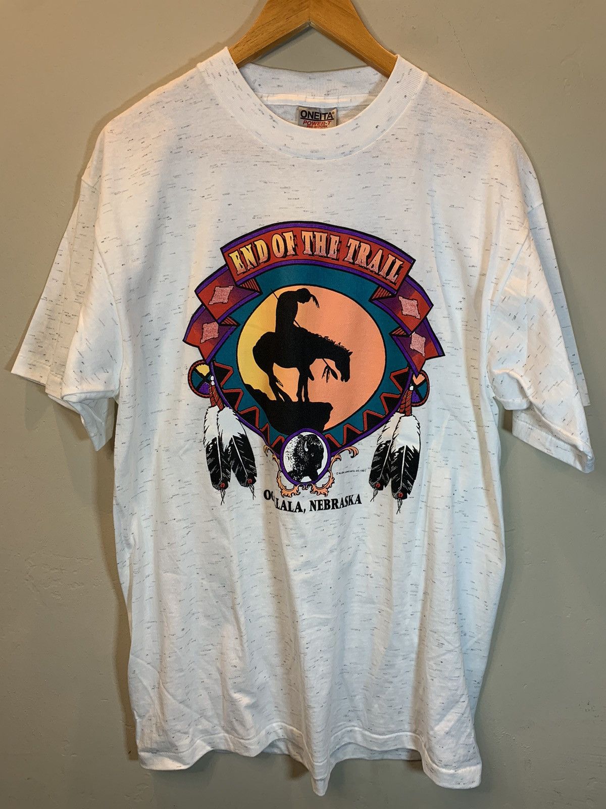 Vintage *RARE* Vintage End Of The Trail Ogallala Nebraska T-Shirt L Size US L / EU 52-54 / 3 - 1 Thumbnail
