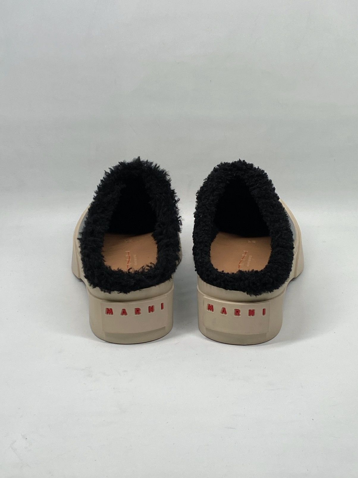 Marni Marni Pablo Leather Shearling Mule Sneakers size 36 Size US 6 / IT 36 - 6 Thumbnail