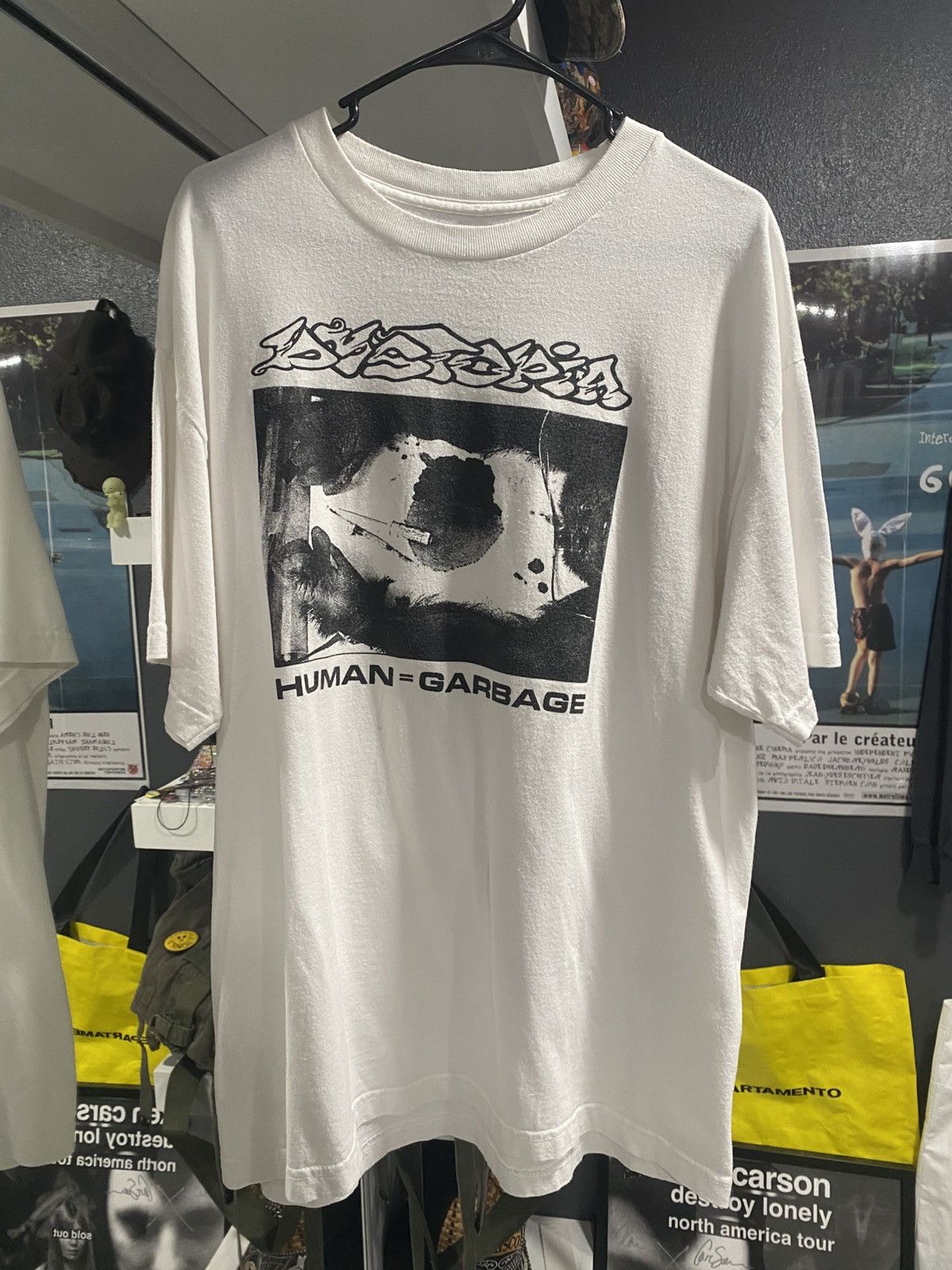 Band Tees × Vintage Vintage Dystopia Human = Garbage T-Shirt Size US XL / EU 56 / 4 - 1 Thumbnail
