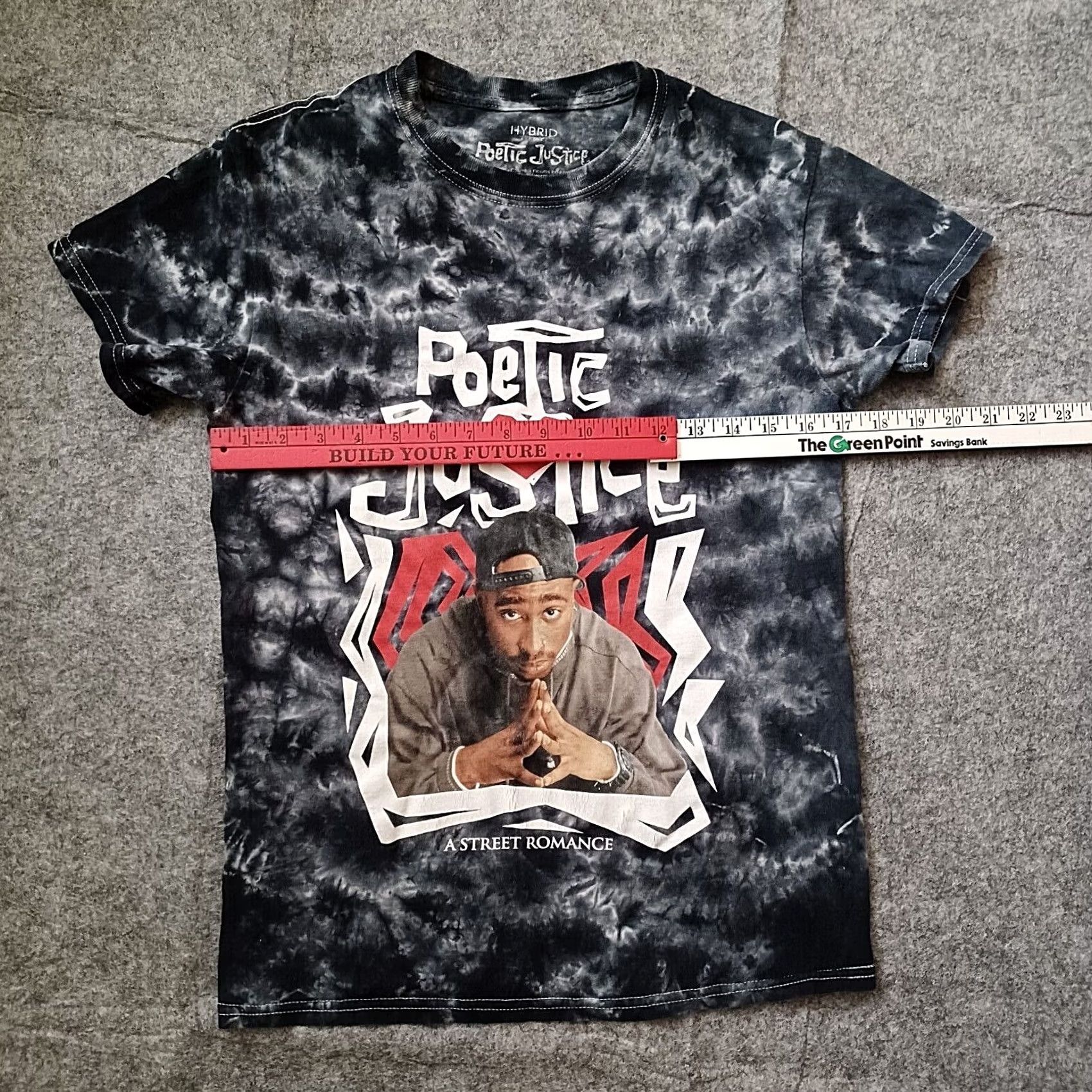 Vintage Hybrid Poetic Justice T Shirt S Tie Dye 2pac Tupac Shakir Janet Jackson Hip Hop Rap Tee Womens Size S / US 4 / IT 40 - 4 Thumbnail