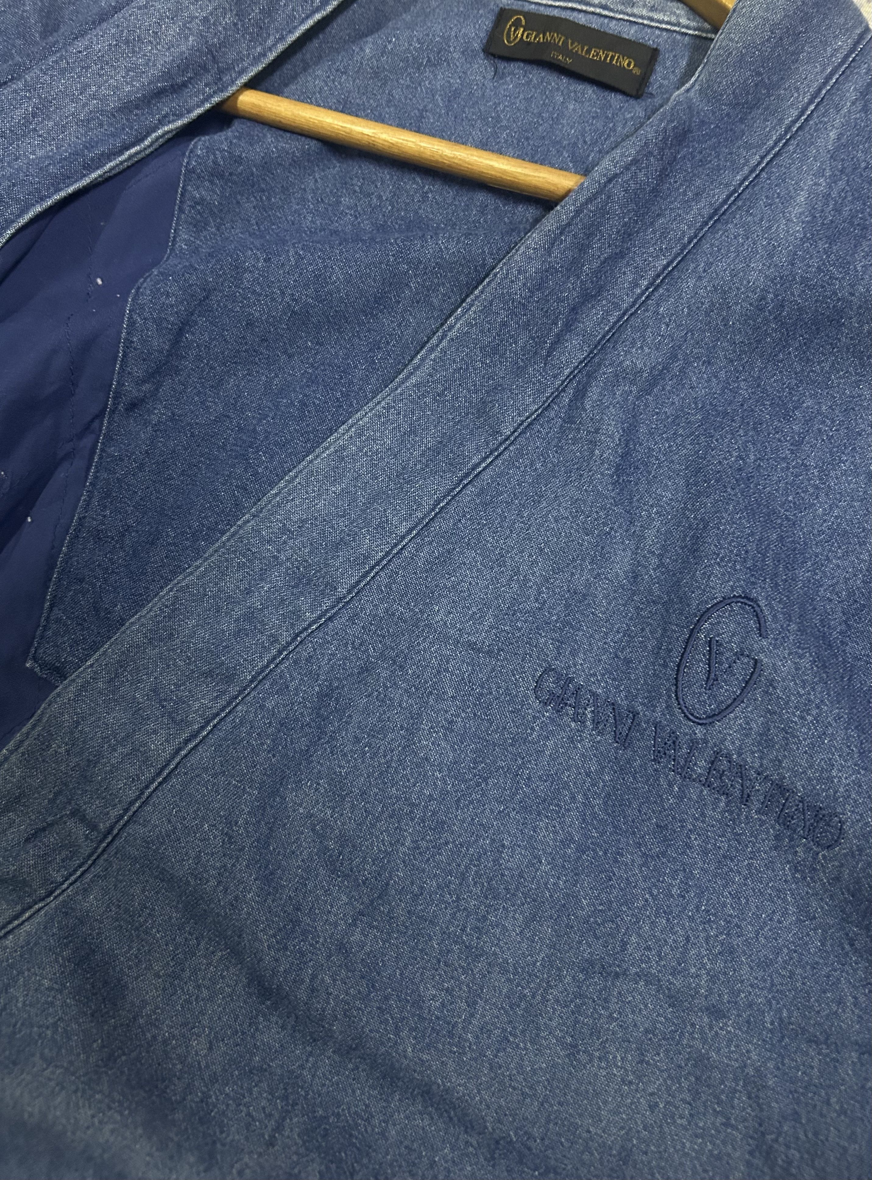 Gianni Valentino Vintage Giani Valentino indigo kimono Size US L / EU 52-54 / 3 - 4 Thumbnail