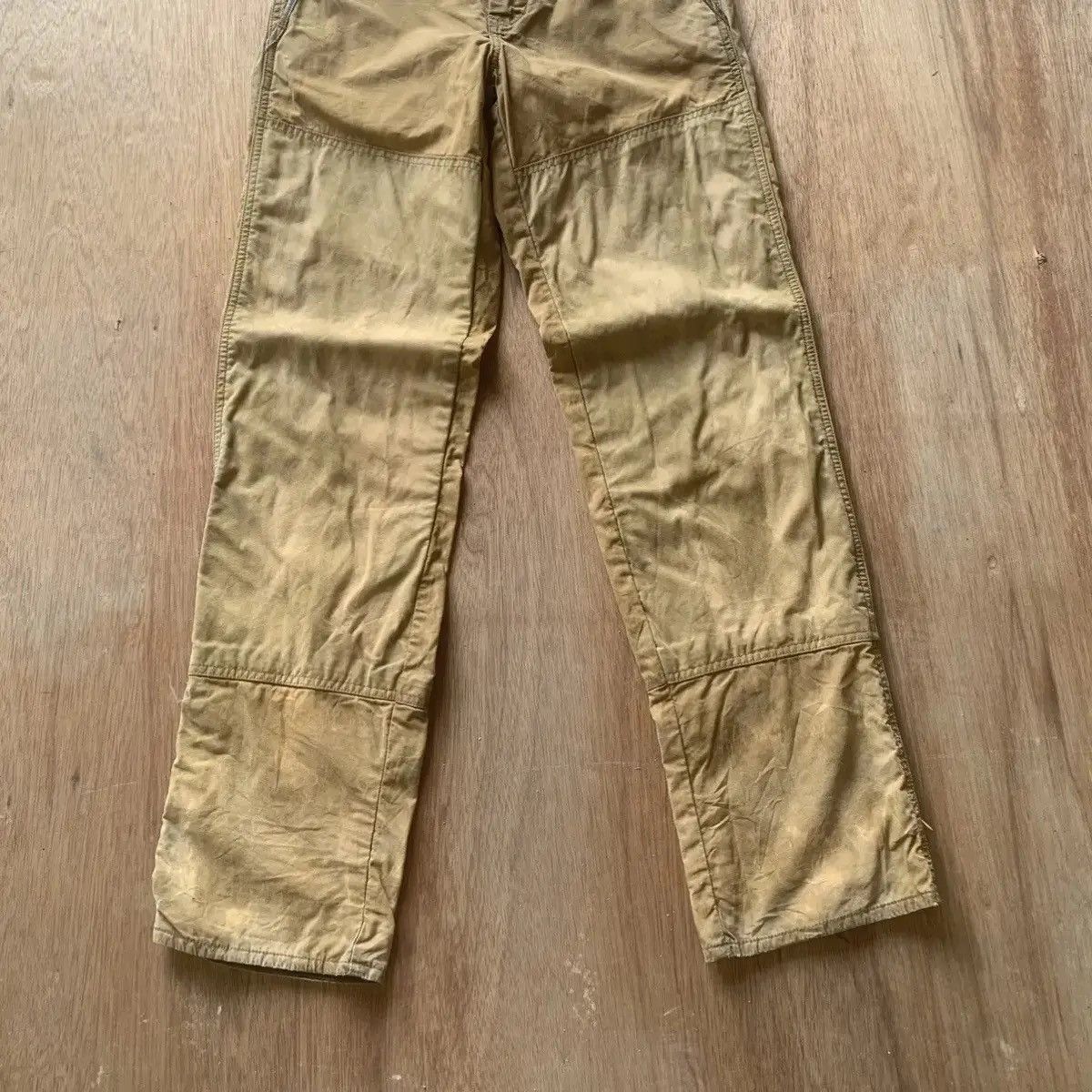 VINTAGE RUGBY POLO RALPH LAUREN DOUBLE KNEE RUSTY RARE PANTS