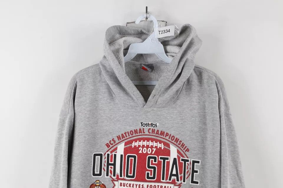 Nike × Vintage Vintage Nike Championship State University Football Hoodie Size US L / EU 52-54 / 3 - 2 Thumbnail