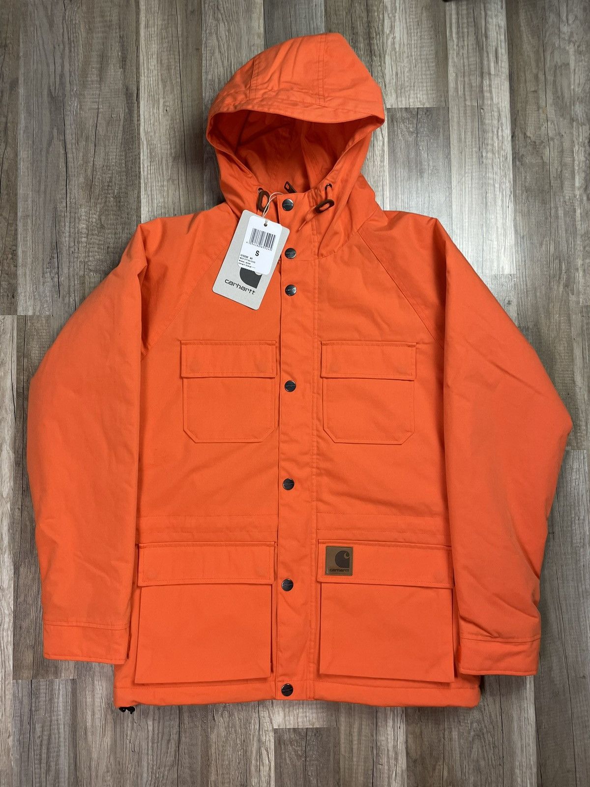 VINTAGE CARHARTT MOSLEY JACKET 🦍 SMALL LOGO COAT JACKET HYPE