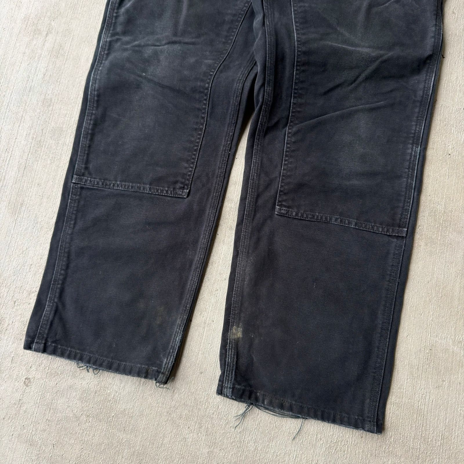 Carhartt × Vintage Carhartt black double knee work wear carpenter pants Size US 33 - 3 Thumbnail