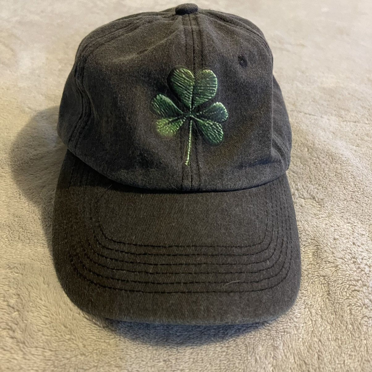 Other Streetwear Hat Adult One Size Gray Strapback Baseball Cap Size ONE SIZE - 1 Thumbnail