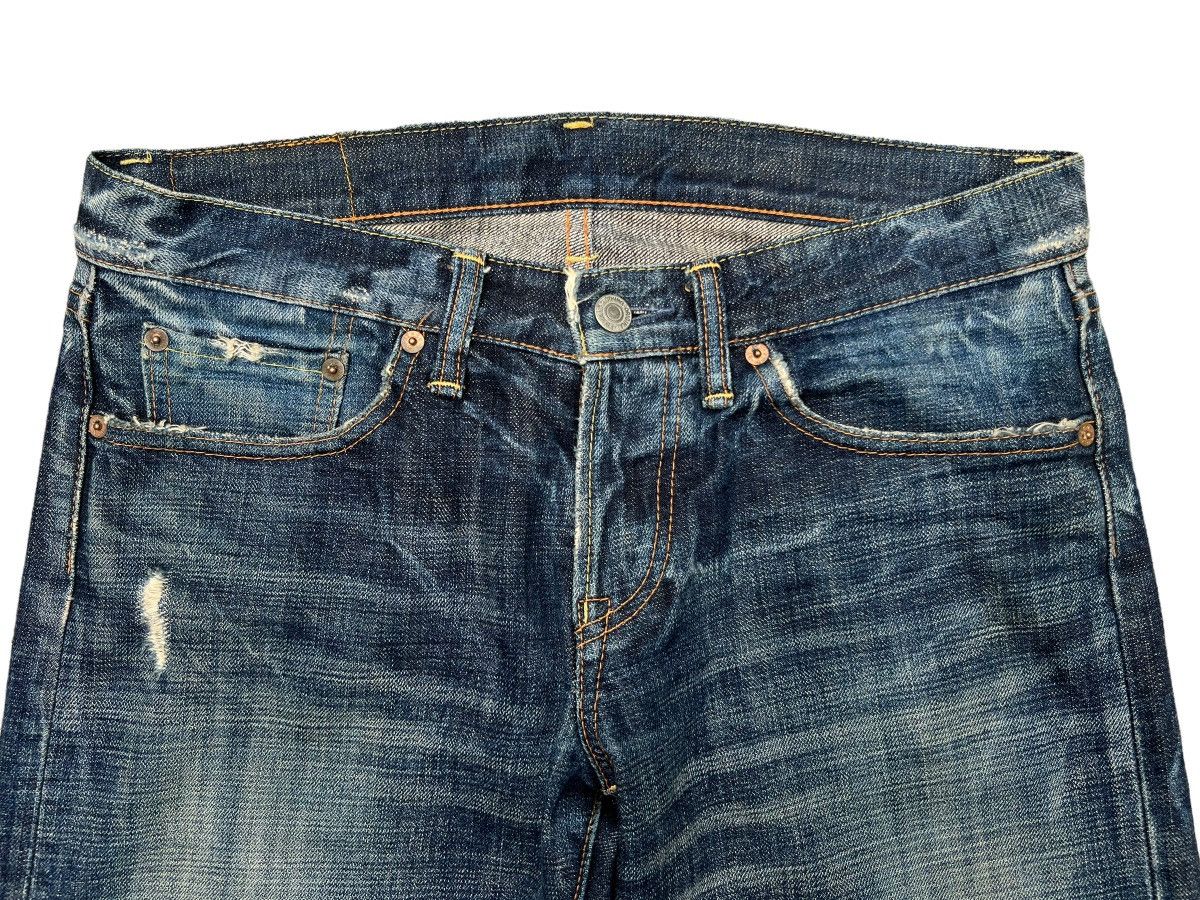 Eternal Pivk💥Eternal Japan Distressed Lowrise Denim Jeans 33x33 Size 33" - 8 Thumbnail