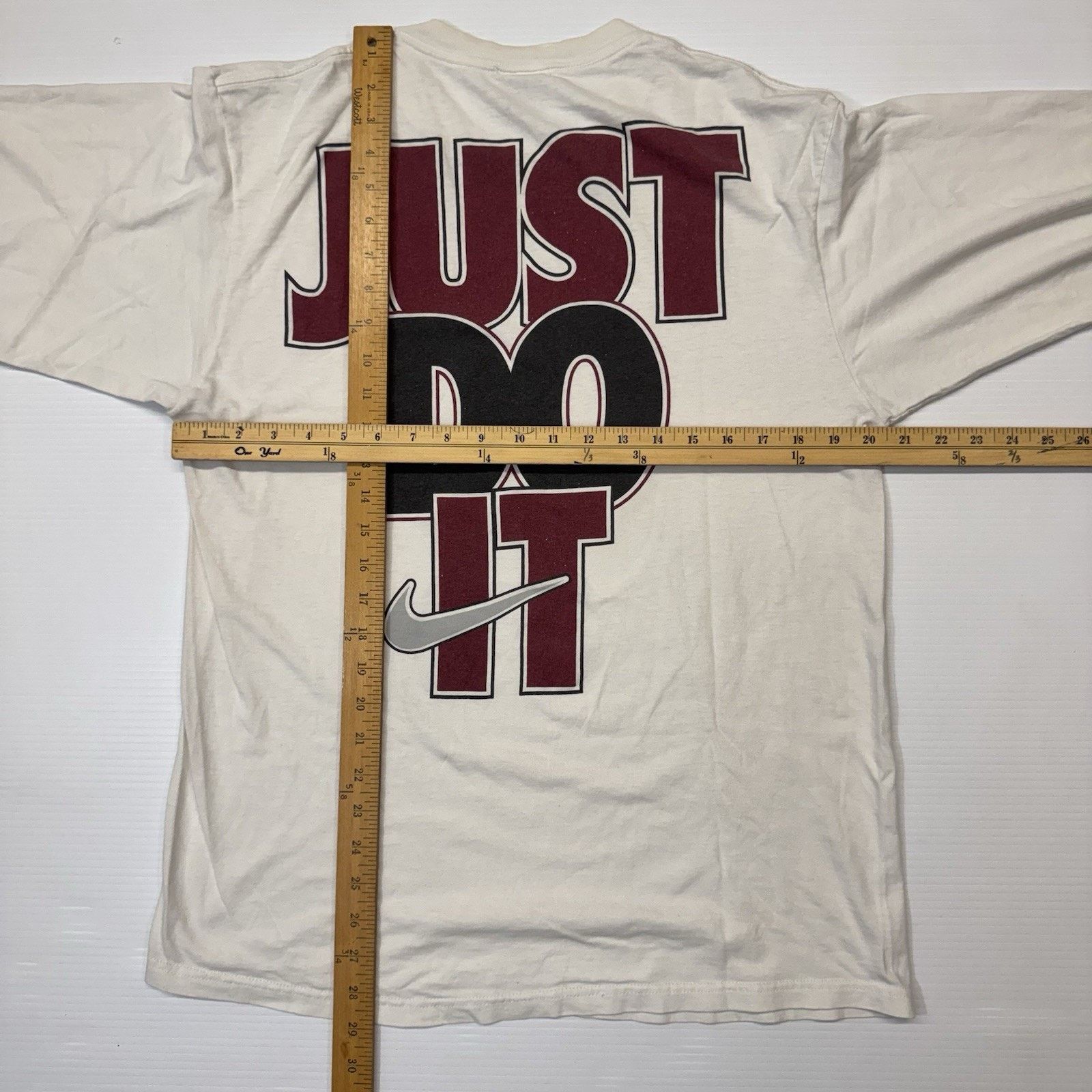 Nike Nike Vintage 90 White Long sleeve Shirt Swoosh Made USA Sz M Size US M / EU 48-50 / 2 - 6 Thumbnail