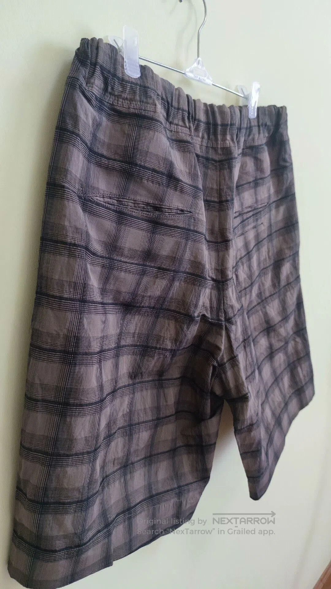 Ziggy Chen Ziggy Chen Plaid Drawstring Shorts. Size US 30 / EU 46 - 4 Thumbnail