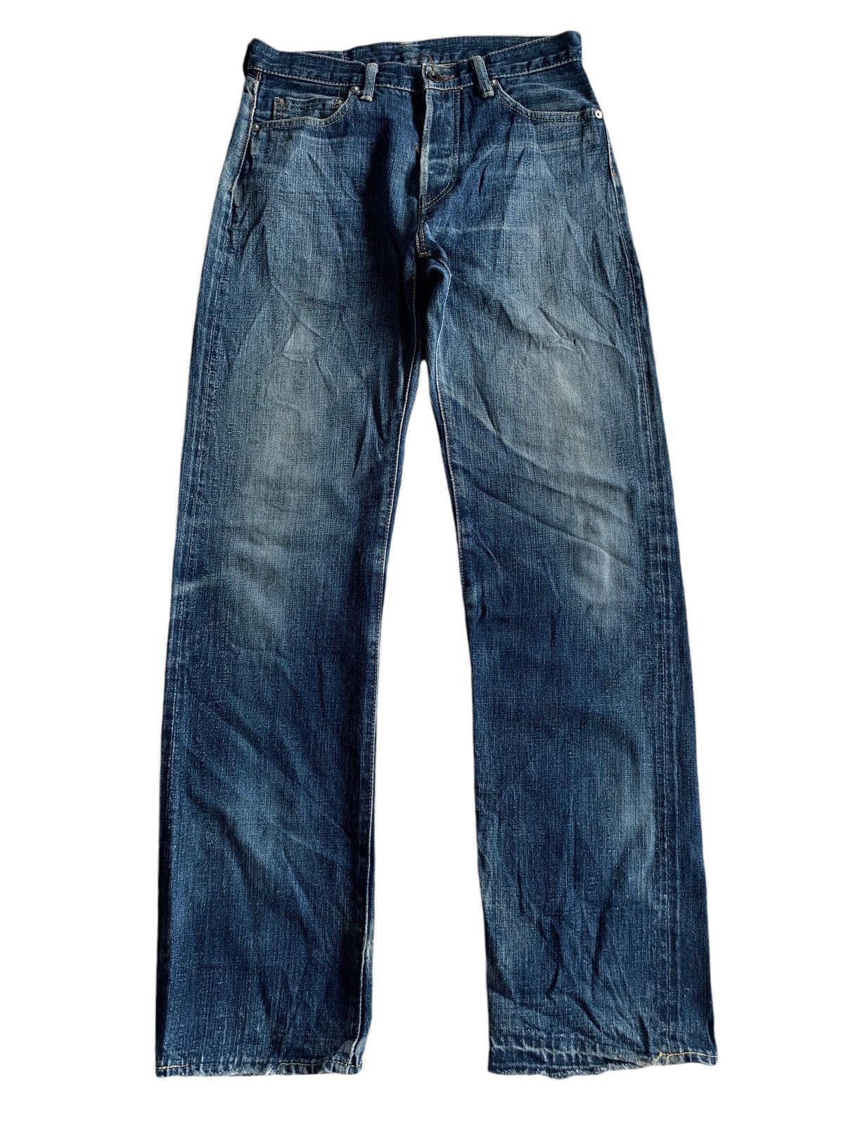 Japanese Brand × Kapital × Vintage BORNFREE 30TH ANNIVERSARY JAPANESE SELVEDGE DISTRESSES DENIM Size US 29 - 1 Thumbnail