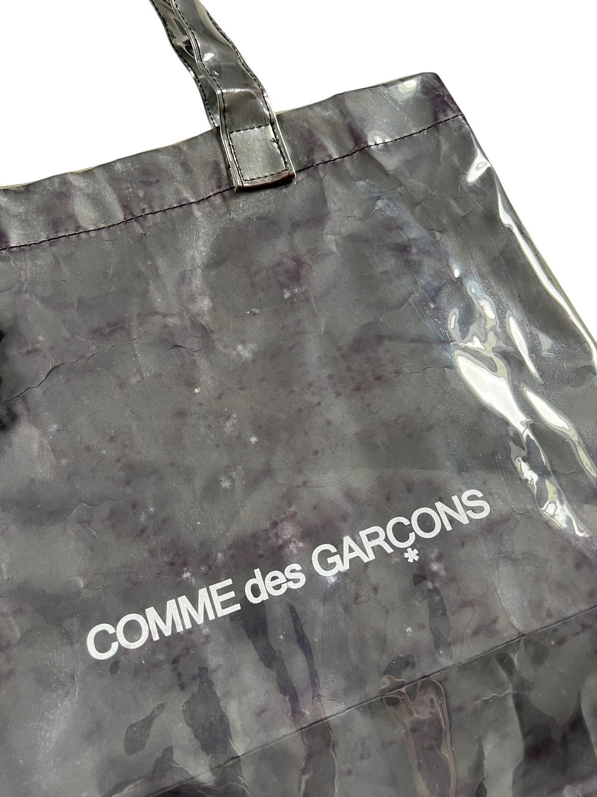 Comme des Garcons Comme des Garçons Black Market PVC Paper Tote Bag Size ONE SIZE - 4 Thumbnail