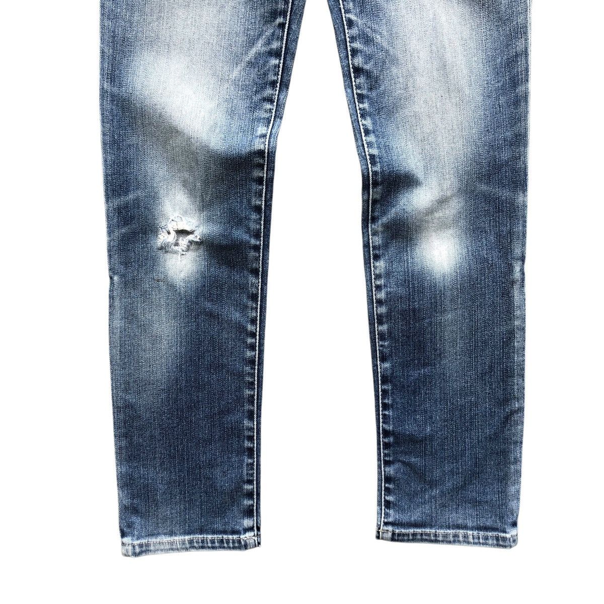 Burberry × Japanese Brand Distressed BURBERRY slim jeans Size 29" - 4 Thumbnail