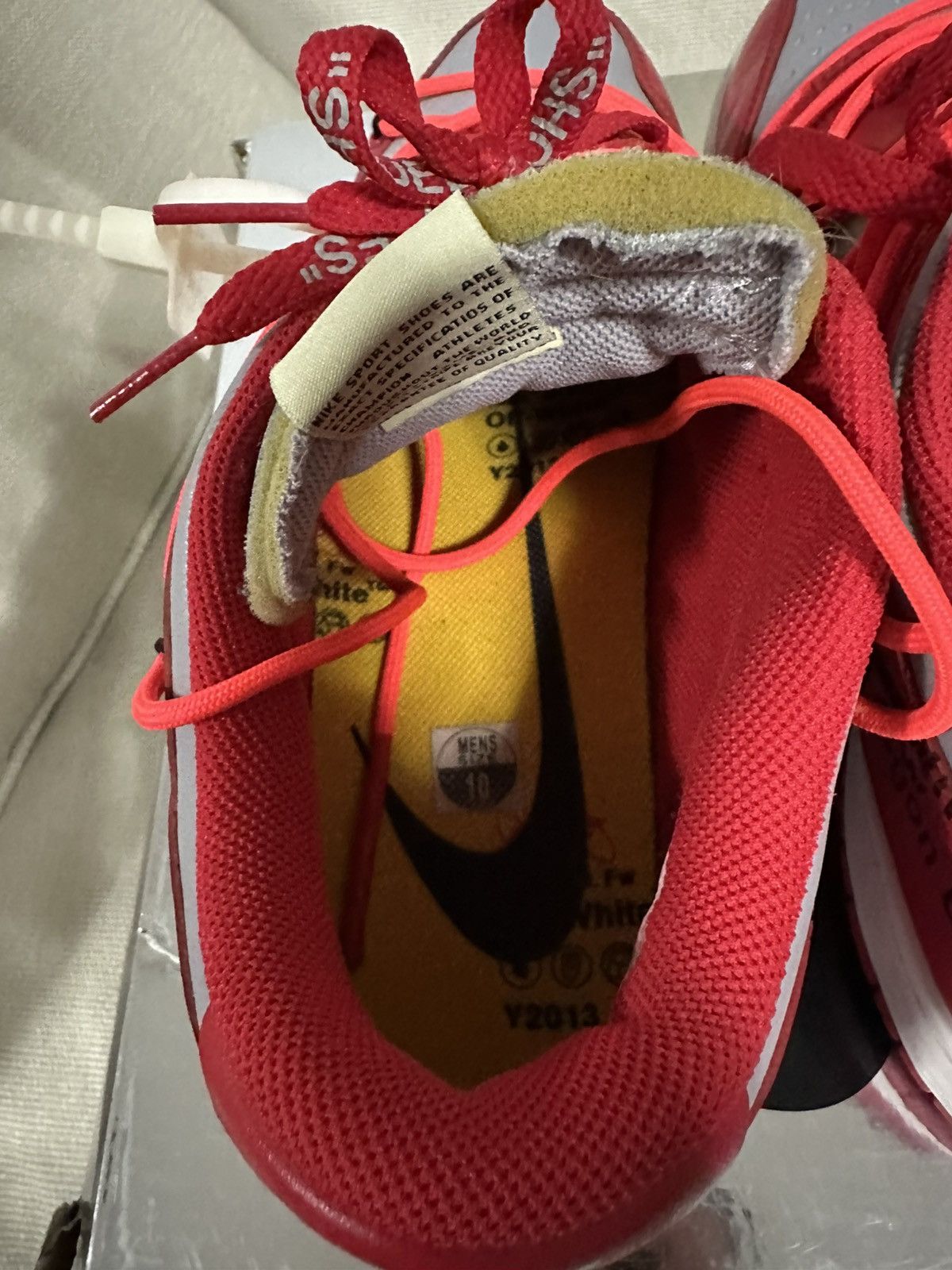 Nike × Off-White Nike dunk low x Off white "University Red" Size US 10 / EU 43 - 12 Thumbnail