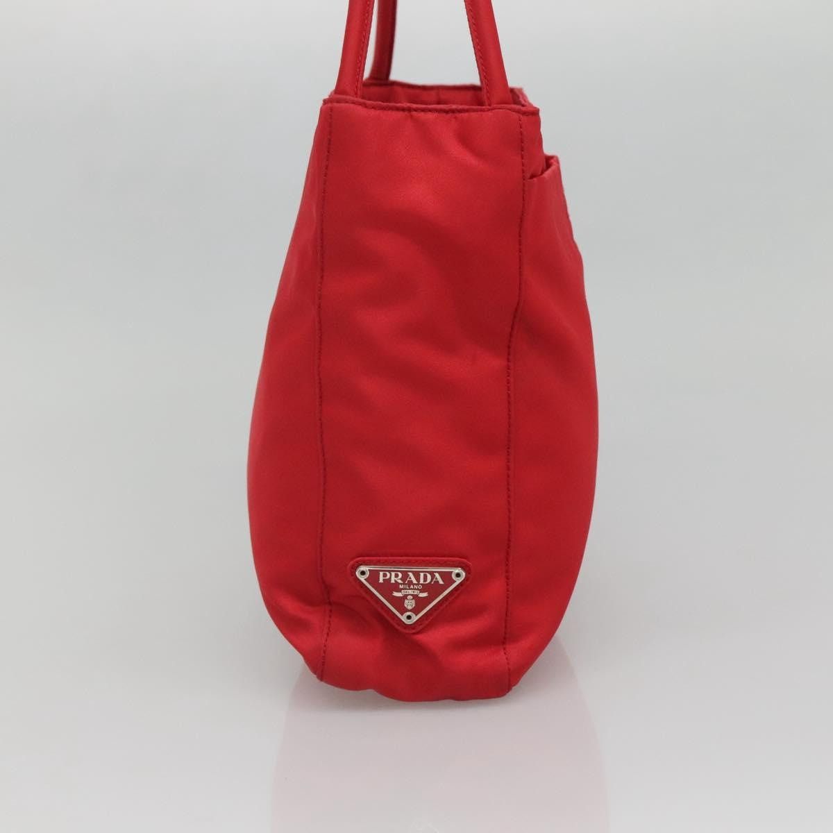 Prada PRADA Tote Bag Nylon Red Size ONE SIZE - 4 Thumbnail