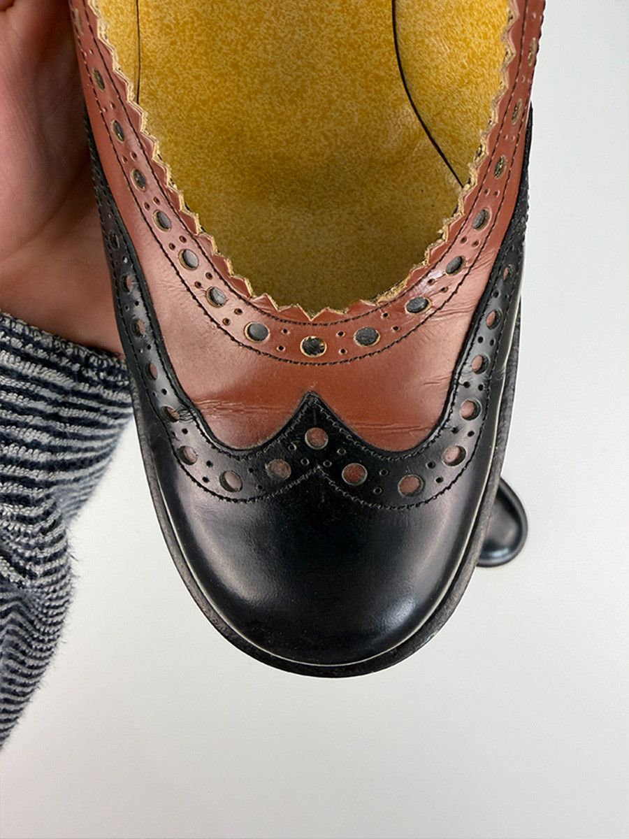 Fendi Luxury Fendi FF Brown Heels Size US 6 / IT 36 - 3 Thumbnail