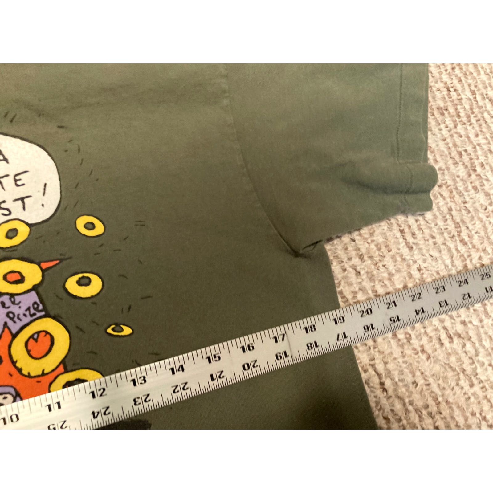 Etro VINTAGE Yellow Rat Bastard NYC Shirt M Green 100% Cotton Crew Neck Short Sleeve Graphic Tee Funny Rat Retro Promo Cereal 90s Size US M / EU 48-50 / 2 - 3 Thumbnail