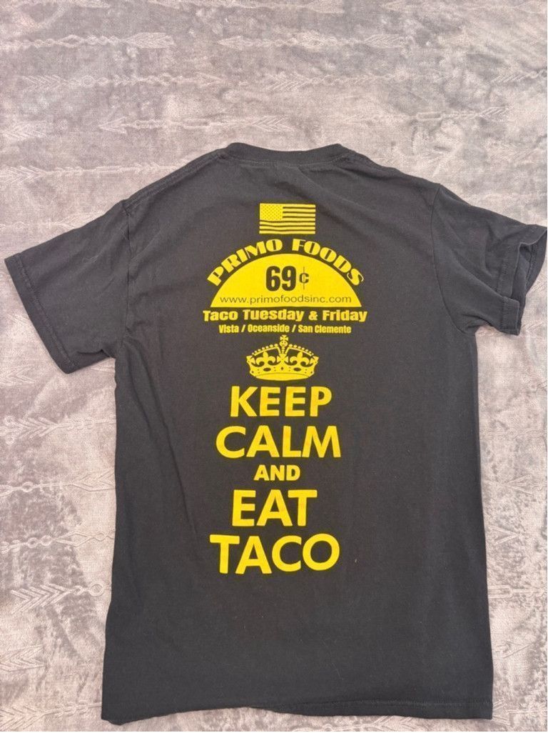 Gildan Men's Gildan Keep Calm and Eat Taco T-Shirt, S, Black Size US S / EU 44-46 / 1 - 1 Thumbnail