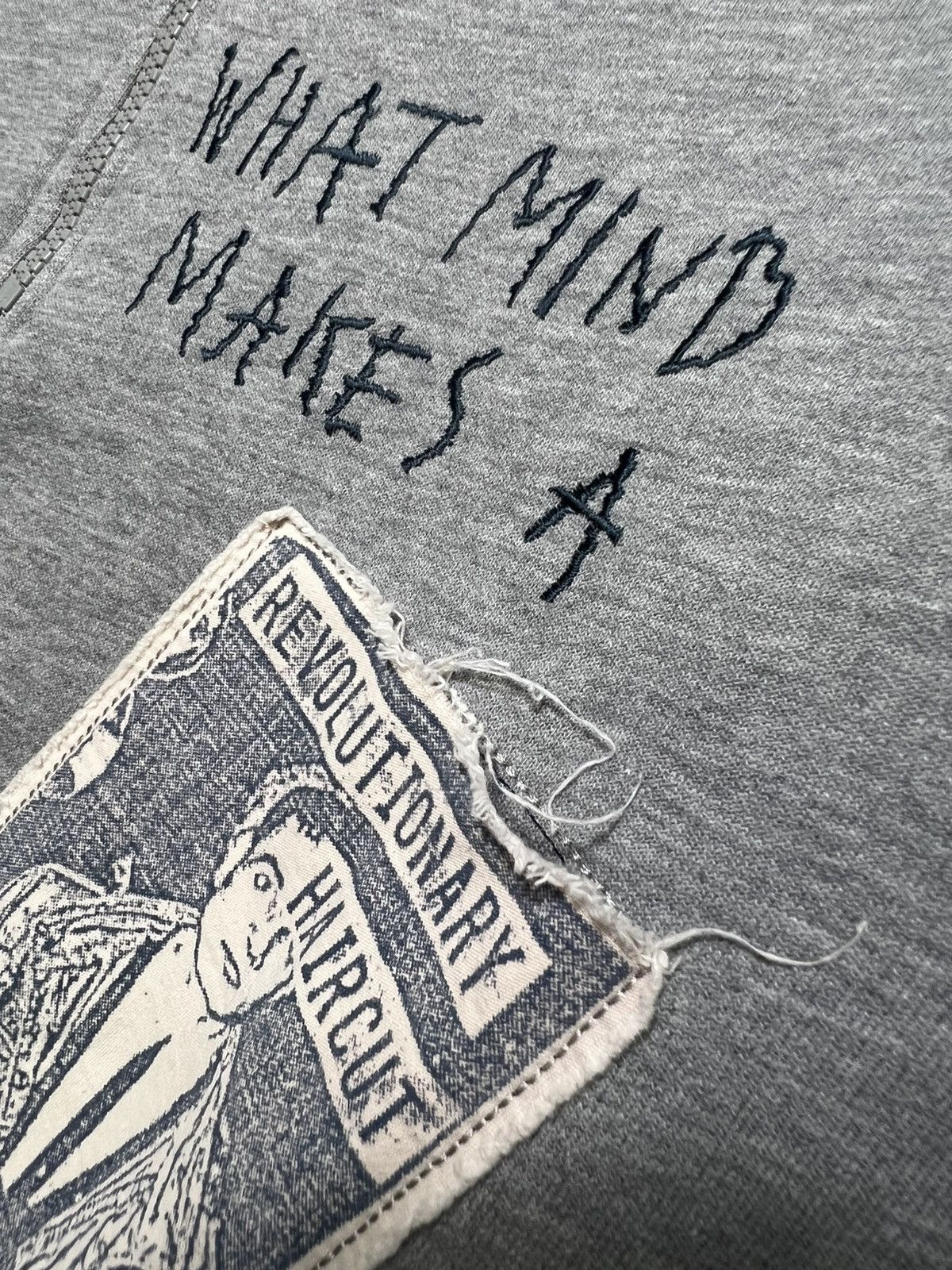 Raf by Raf Simons Raf by Raf Simons - Patchwork Half Zip Hoodie Size US XL / EU 56 / 4 - 10 Thumbnail