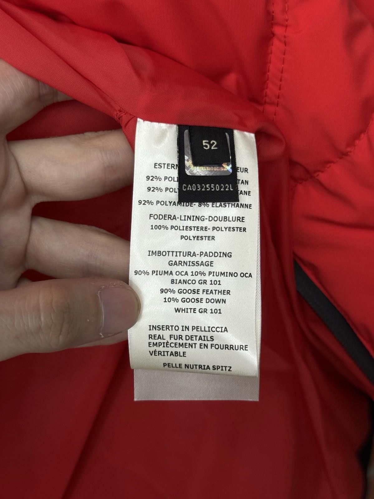 Fendi FENDI Men’s Red Down Jacket Mink Fur Coat (52) $1600 Size US L / EU 52-54 / 3 - 12 Thumbnail