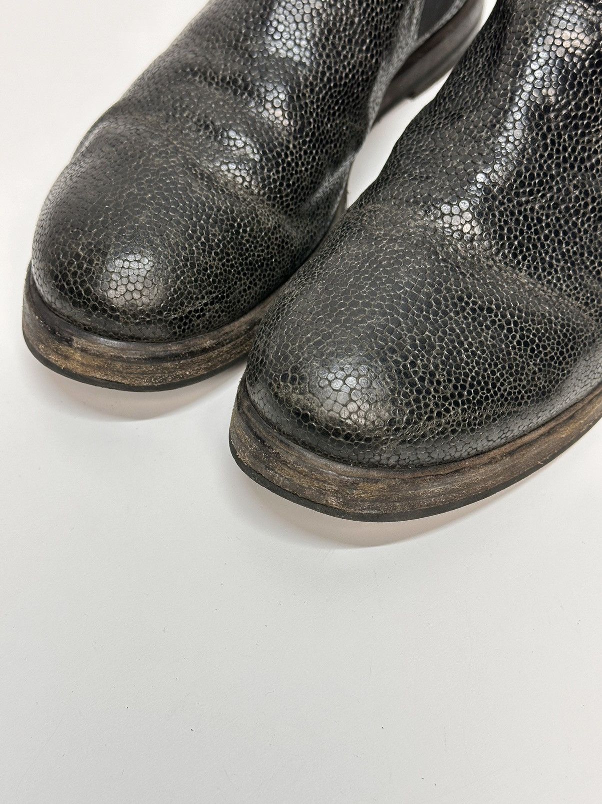 Rundholz VINTAGE LEATHER BOOTS AS 98 STYLE GUIDI HANDMADE JAPAN GOA Size US 8 / EU 41 - 9 Thumbnail