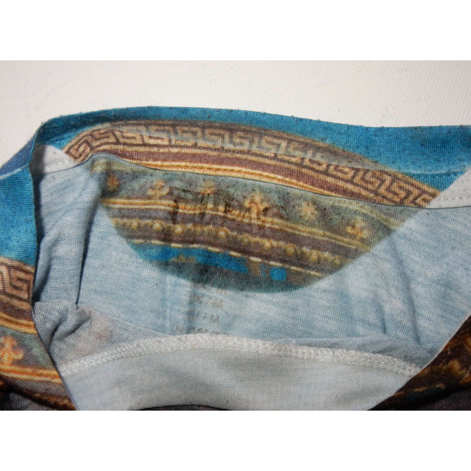 Vintage Men's T Shirt M Tupac Shakur Graphic Print Blue Polyester Size US M / EU 48-50 / 2 - 3 Thumbnail