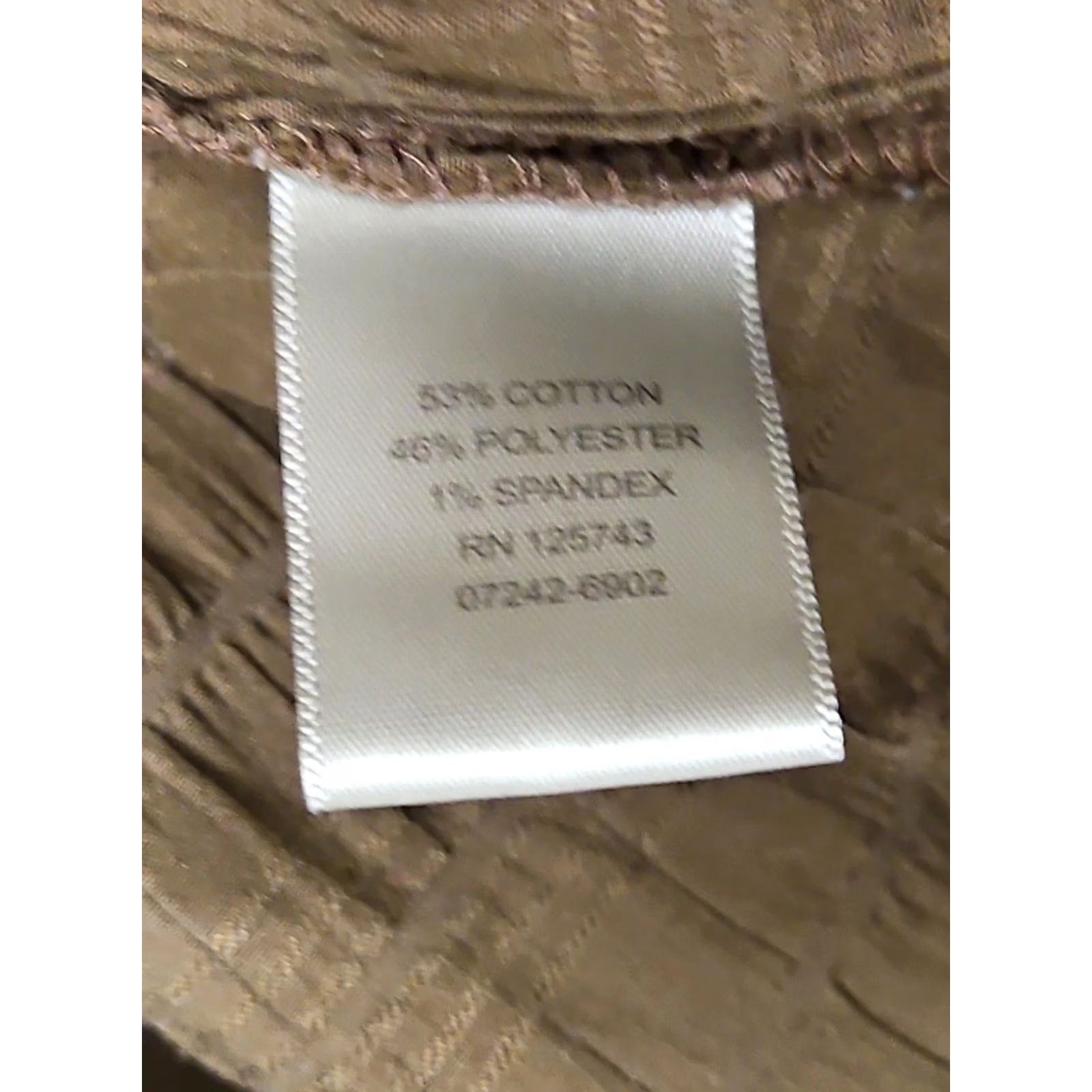 Vintage Christopher & Banks Stretch Utility Layering Shirt Women’s XL Brown Button Up Size XL / US 12-14 / IT 48-50 - 6 Thumbnail