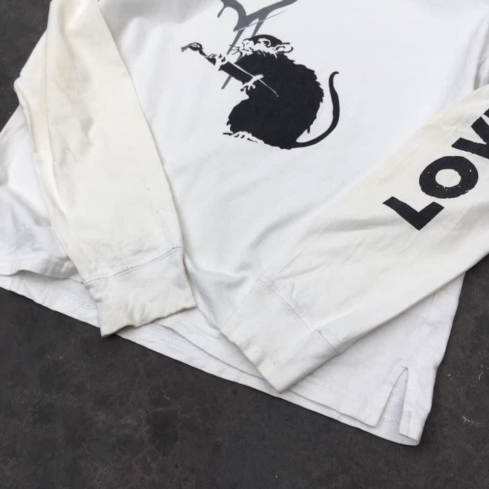 Vintage RARE ‼️ Banksy Size US M / EU 48-50 / 2 - 5 Thumbnail