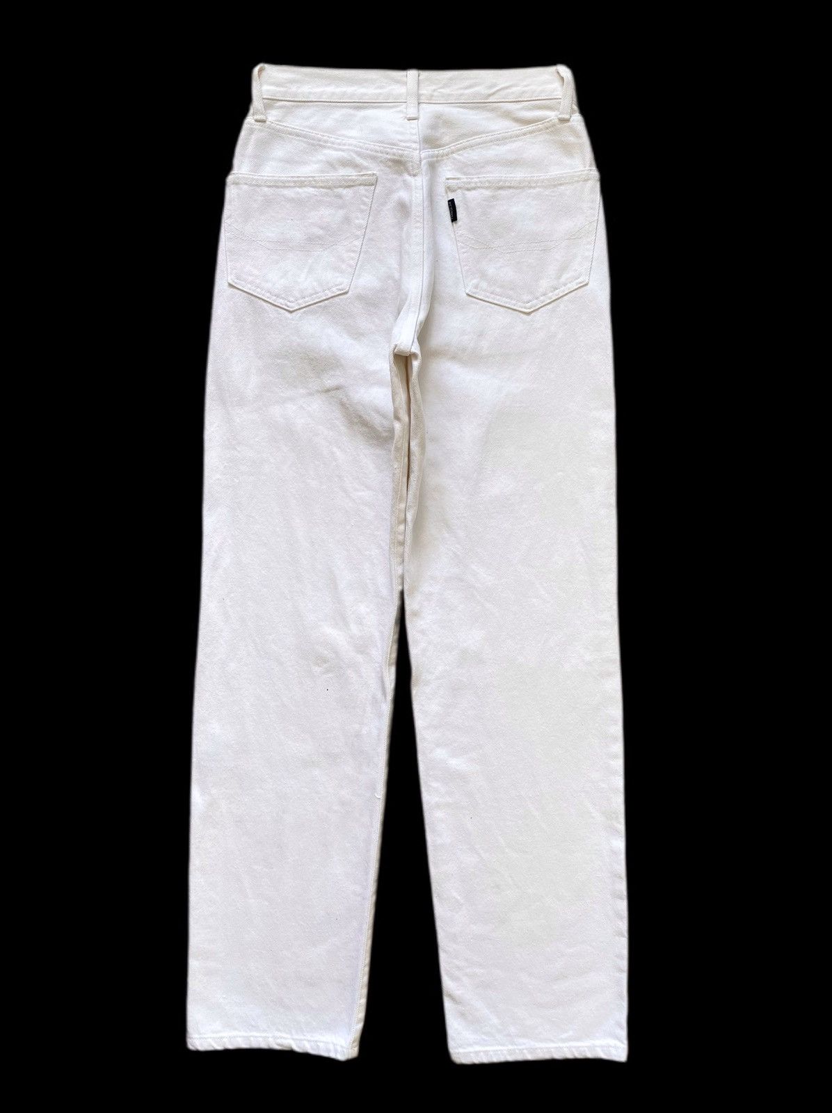 Y's Vintage Iwish Y’s Bis Yohji Yamamoto Crisp White Jeans Size US 28 / EU 44 - 12 Thumbnail