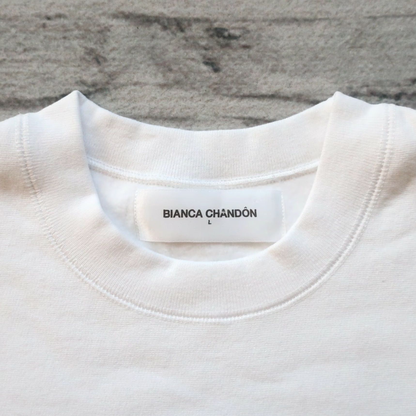 BIANCA CHANDON Bianca Chandon Lover Sweatshirt Main Selling Point Charlie Crew Sweatshirt White / Red Large Men XS-XL Size US L / EU 52-54 / 3 - 6 Thumbnail