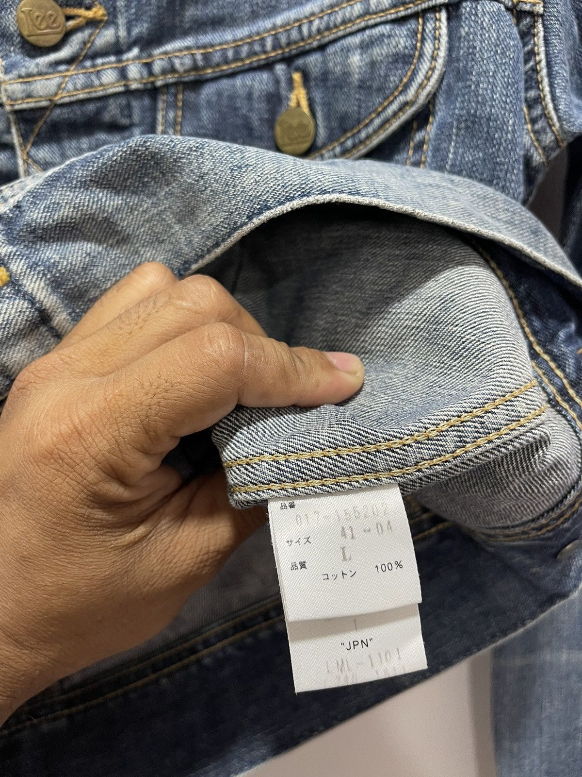 Lee × Vintage LEE RIDER LADY DISTRESSED DENIM JEANS Size XS / US 0-2 / IT 36-38 - 11 Thumbnail