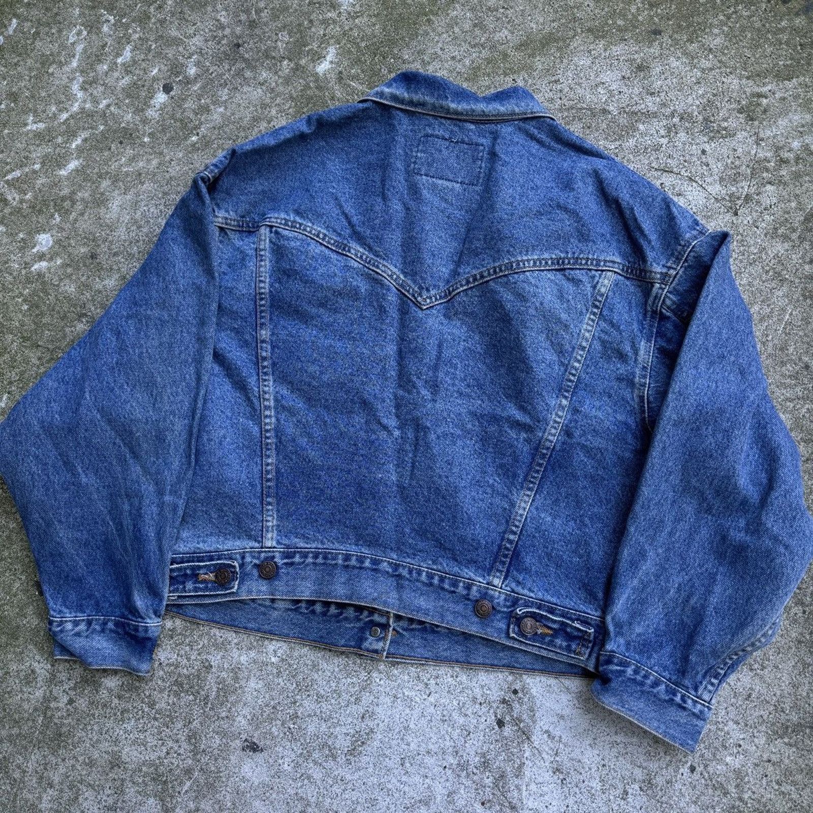 Levi's 80s Levi's Western Trucker Jacket USA ERD Grunge Light Wash Size US M / EU 48-50 / 2 - 12 Thumbnail