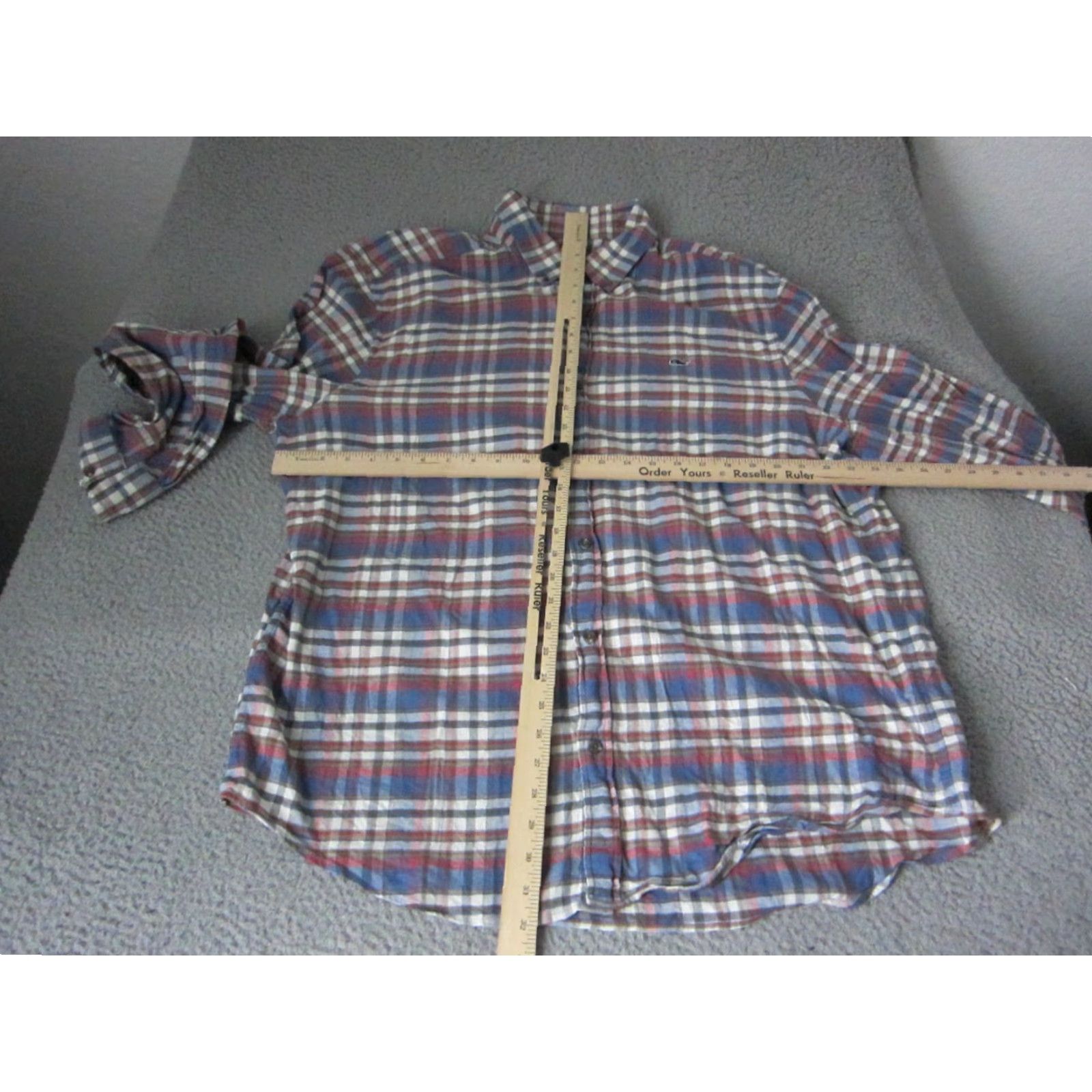 Vineyard Vines Vineyard Vines Shirt XL Blue Red Plaid Whale Mens Button-Up Collared Long Sleeve 90s Colorful Size US S / EU 44-46 / 1 - 6 Thumbnail
