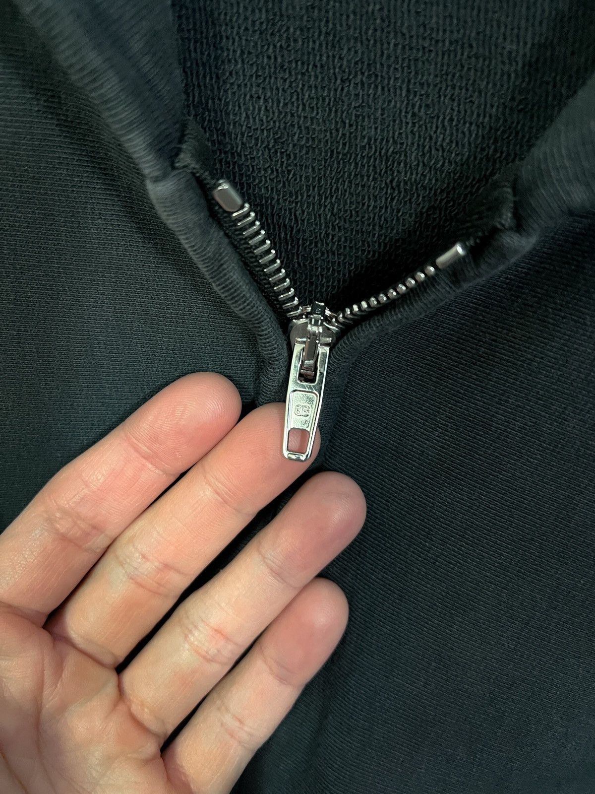 Balenciaga Sporty B Washed Zip Up Hoodie Size US XL / EU 56 / 4 - 5 Thumbnail