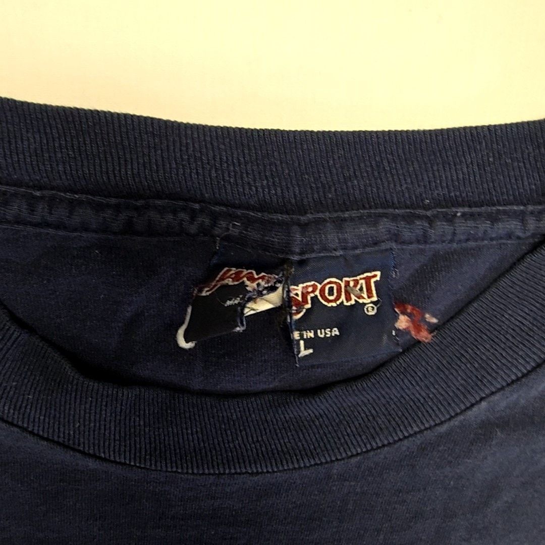 Jansport Vintage Mardi Gras Graphic Tee Mobile Alabama Blue L Shirt Size US L / EU 52-54 / 3 - 5 Thumbnail