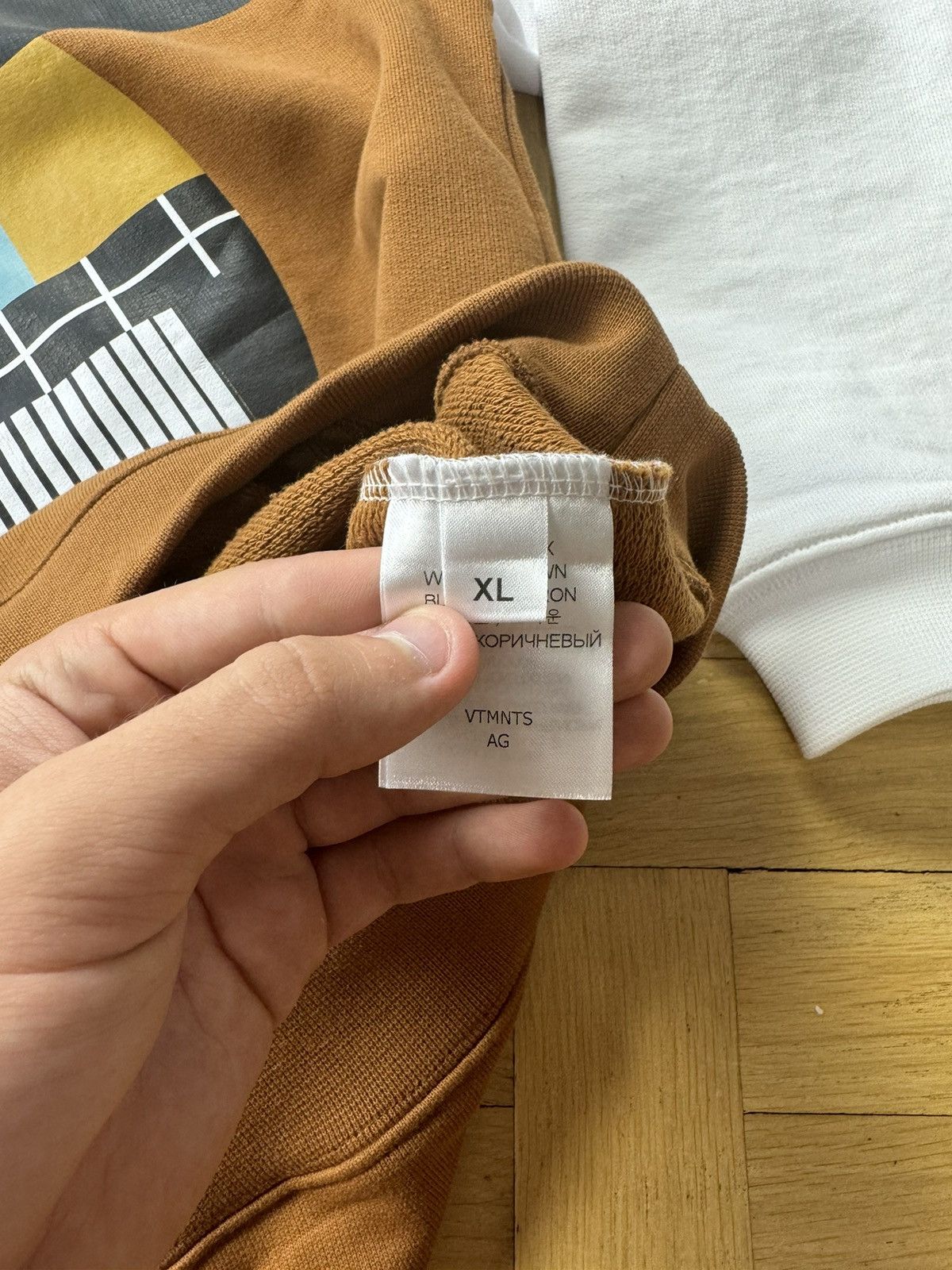 VTMNTS VTMNTS “No Signal” Barcode Hoodie SS23 Size US XL / EU 56 / 4 - 7 Thumbnail