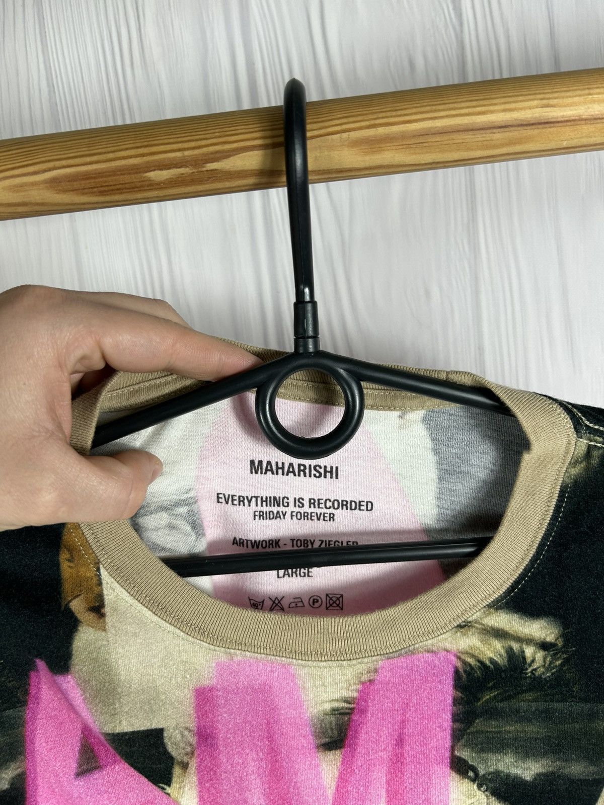 Maharishi MAHARISHI Toby Ziegler Art Everything Is Recordered T-Shirt Size US L / EU 52-54 / 3 - 8 Thumbnail