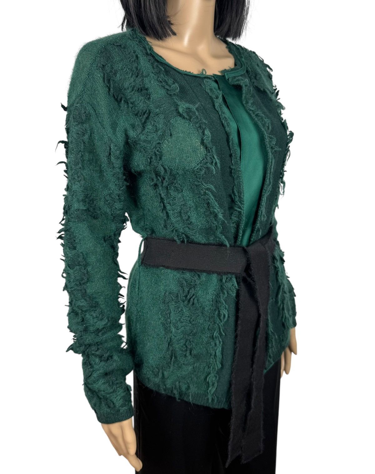 Iceberg Iceberg Lana Wool Mohair Cardigan Belted Embroidery size M Size M / US 6-8 / IT 42-44 - 3 Thumbnail